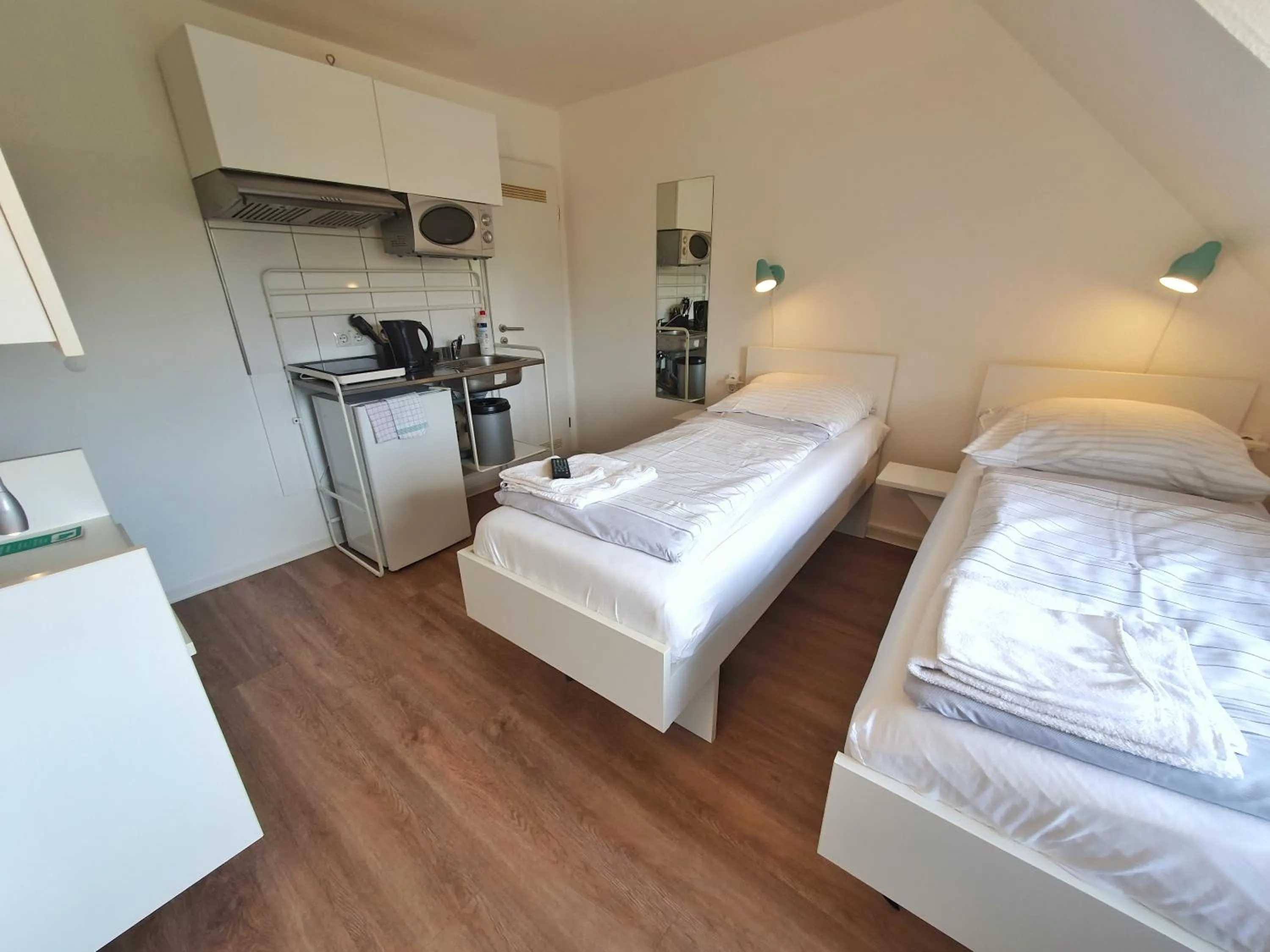 Bed in Aparthotel Jonas