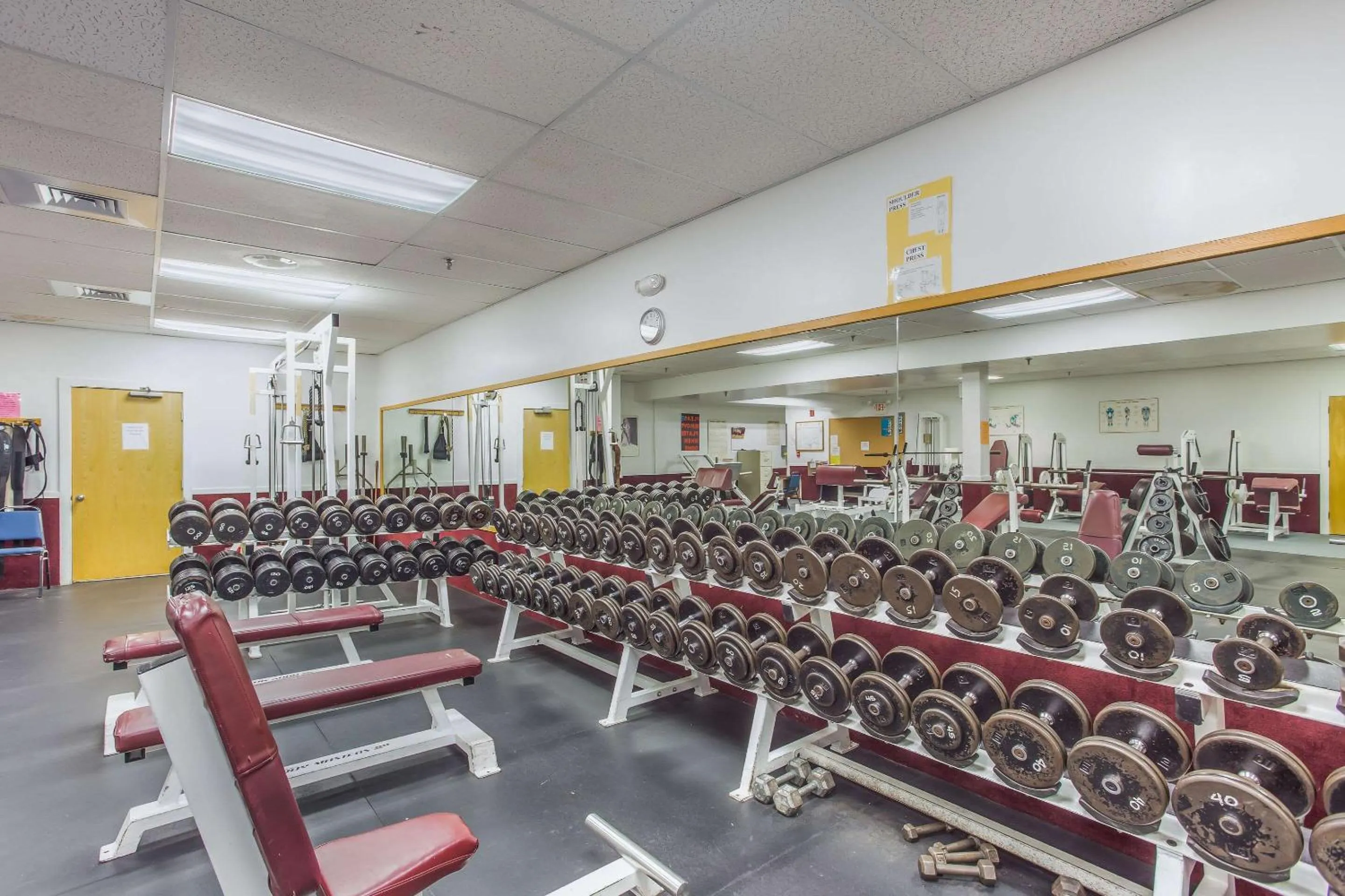 Fitness centre/facilities in Quality Inn & Suites Gorham Riverside