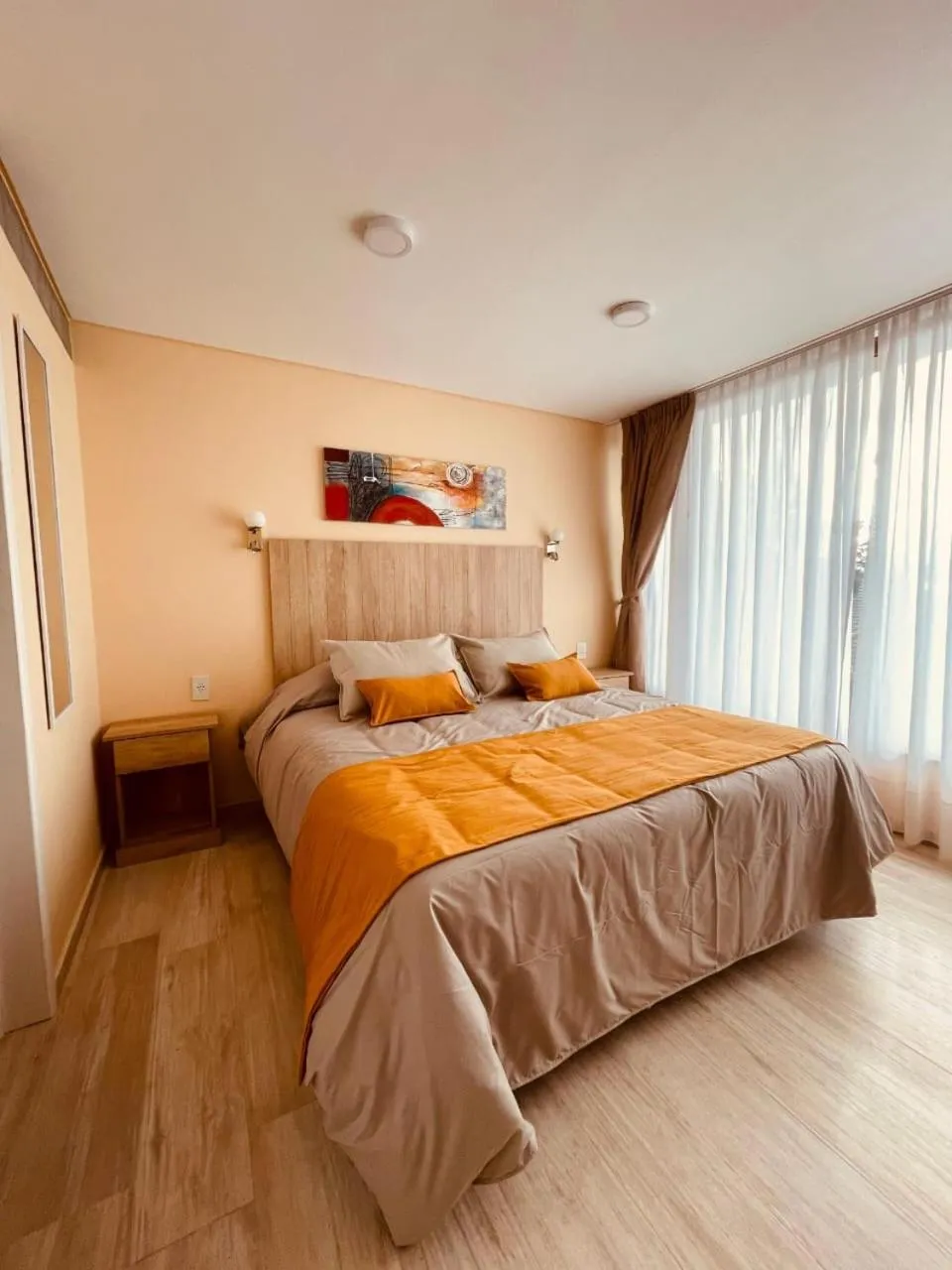 Bed in Apart Altos Del Nahuel