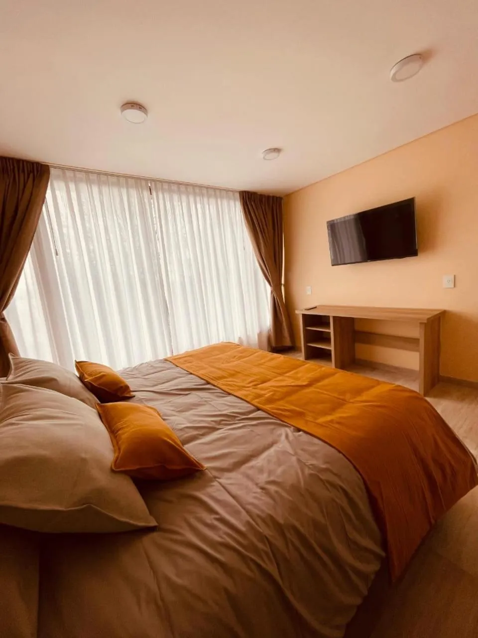 Bed in Apart Altos Del Nahuel