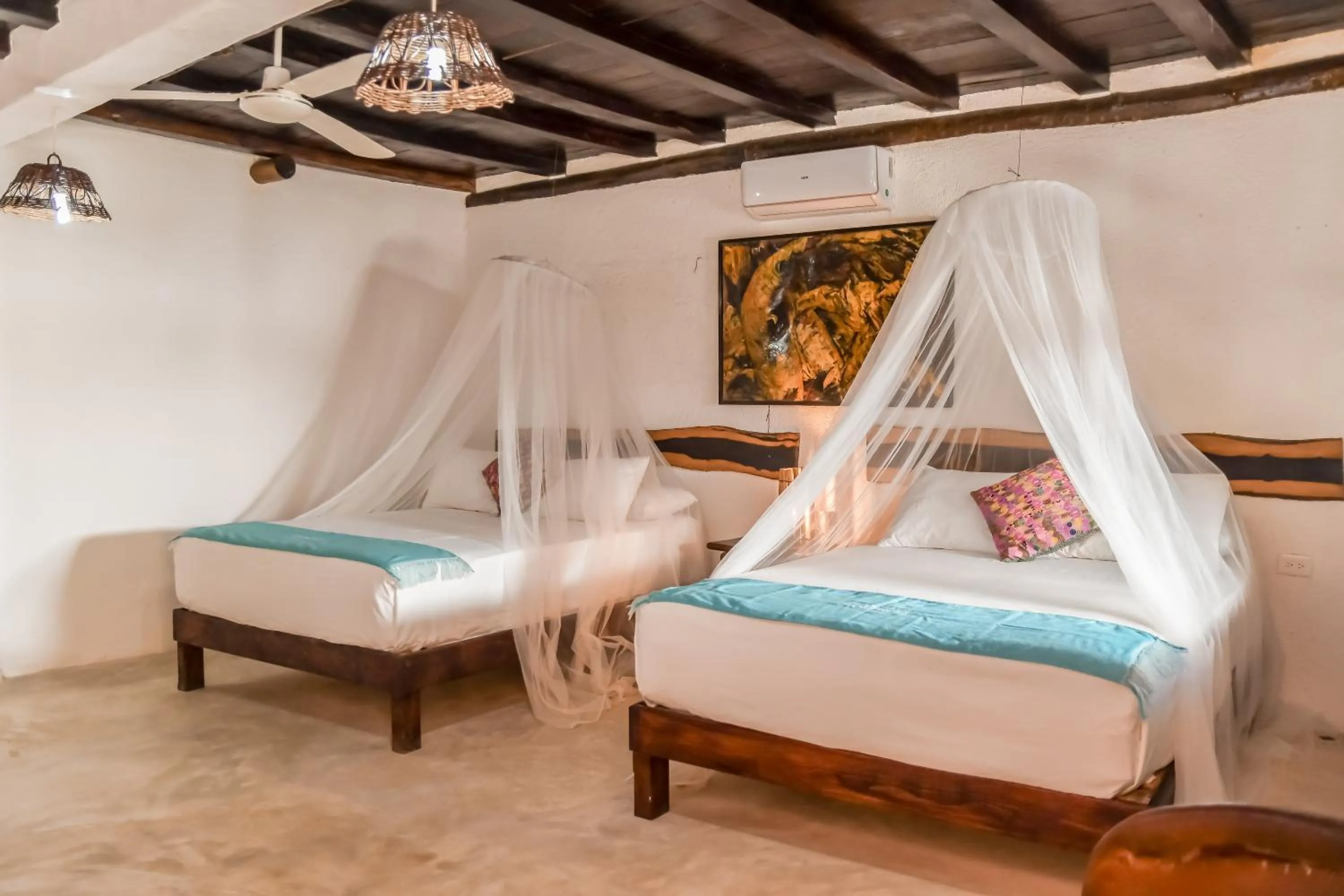 Bedroom, Bed in Zomay Beachfront Holbox