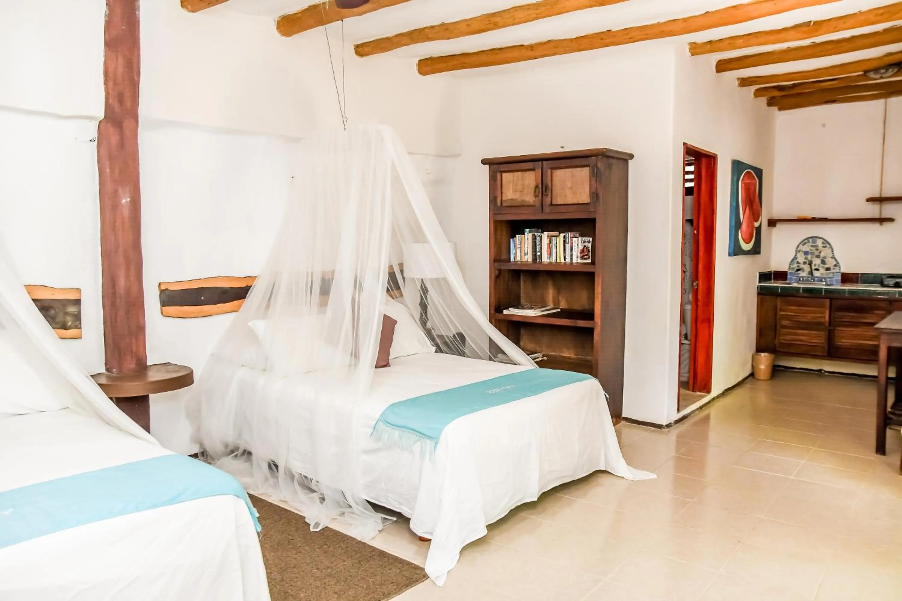 Bedroom, Bed in Zomay Beachfront Holbox