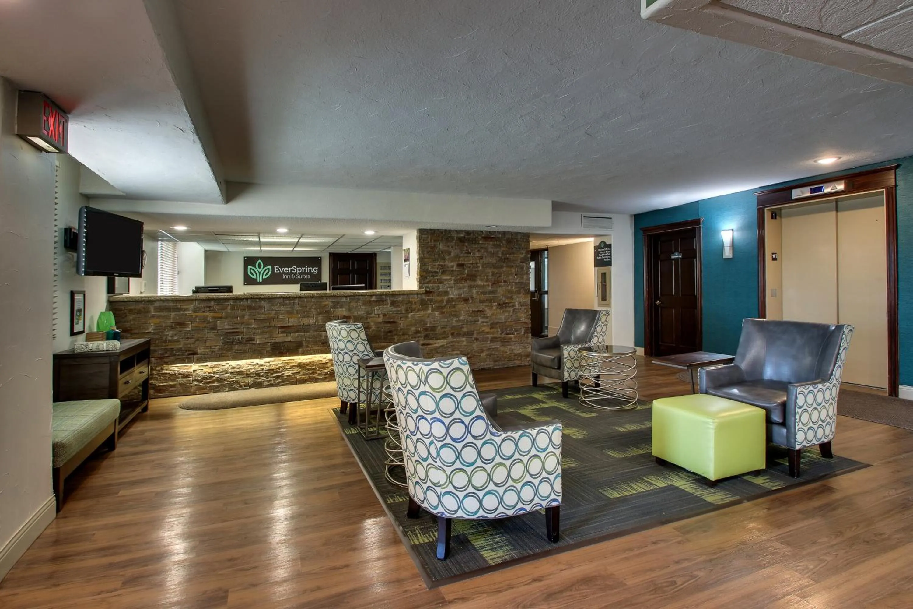 Lobby or reception in EverSpring Inn