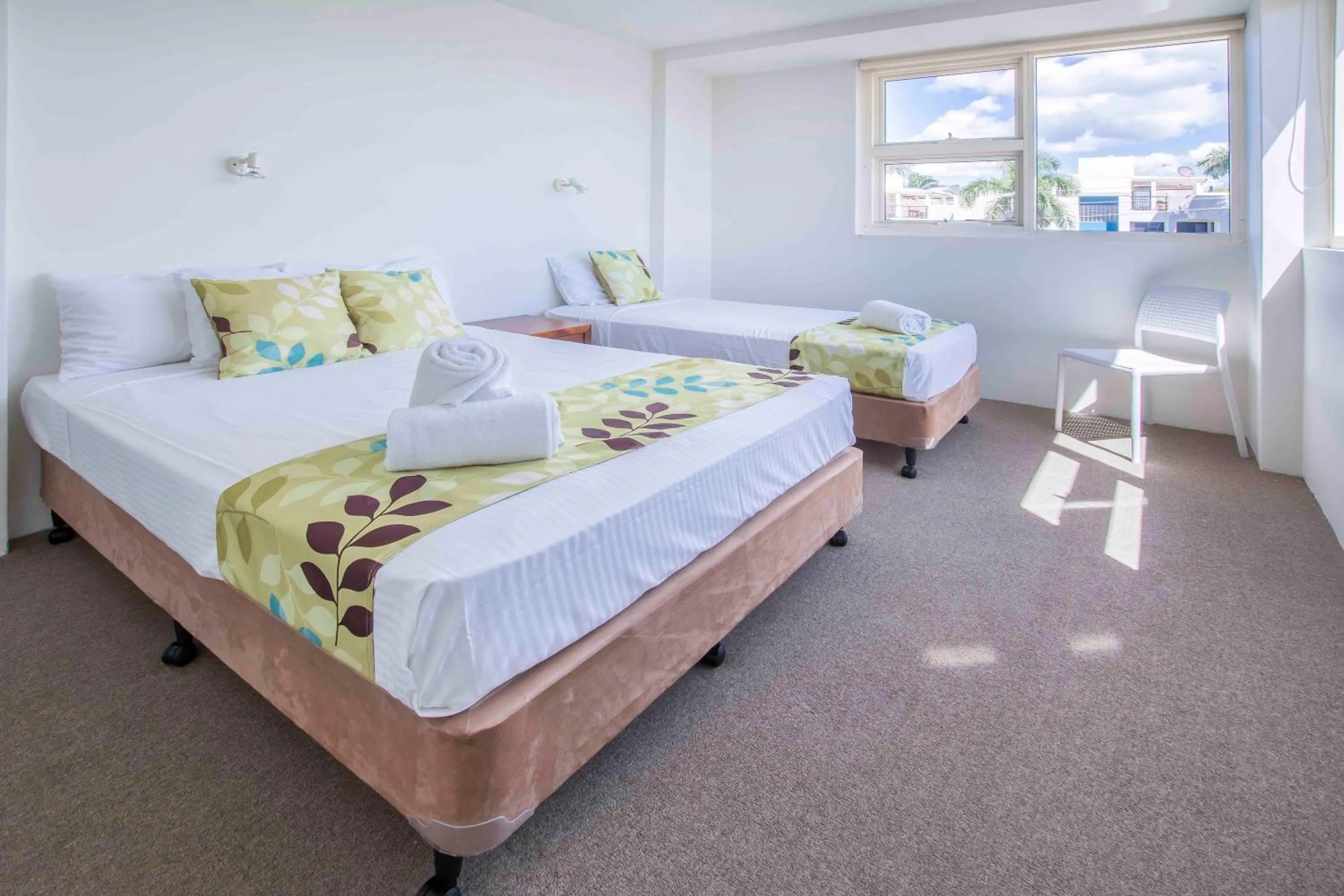 Bedroom, Bed in 84 The Spit Holiday Apartments