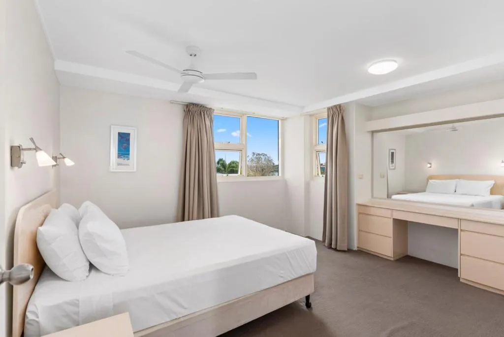 Bedroom, Bed in 84 The Spit Holiday Apartments