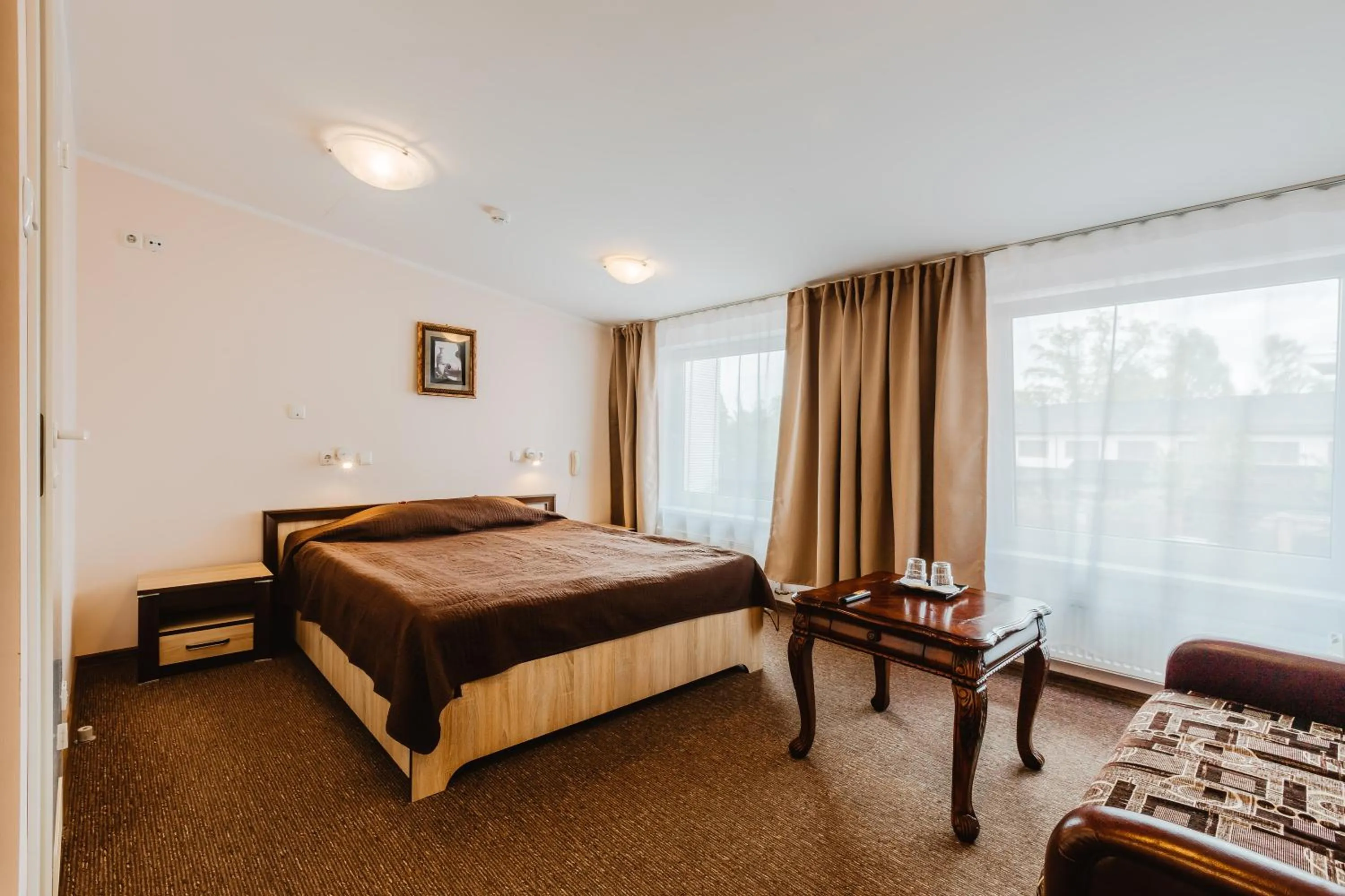 Bed in Aleksandri Hotel