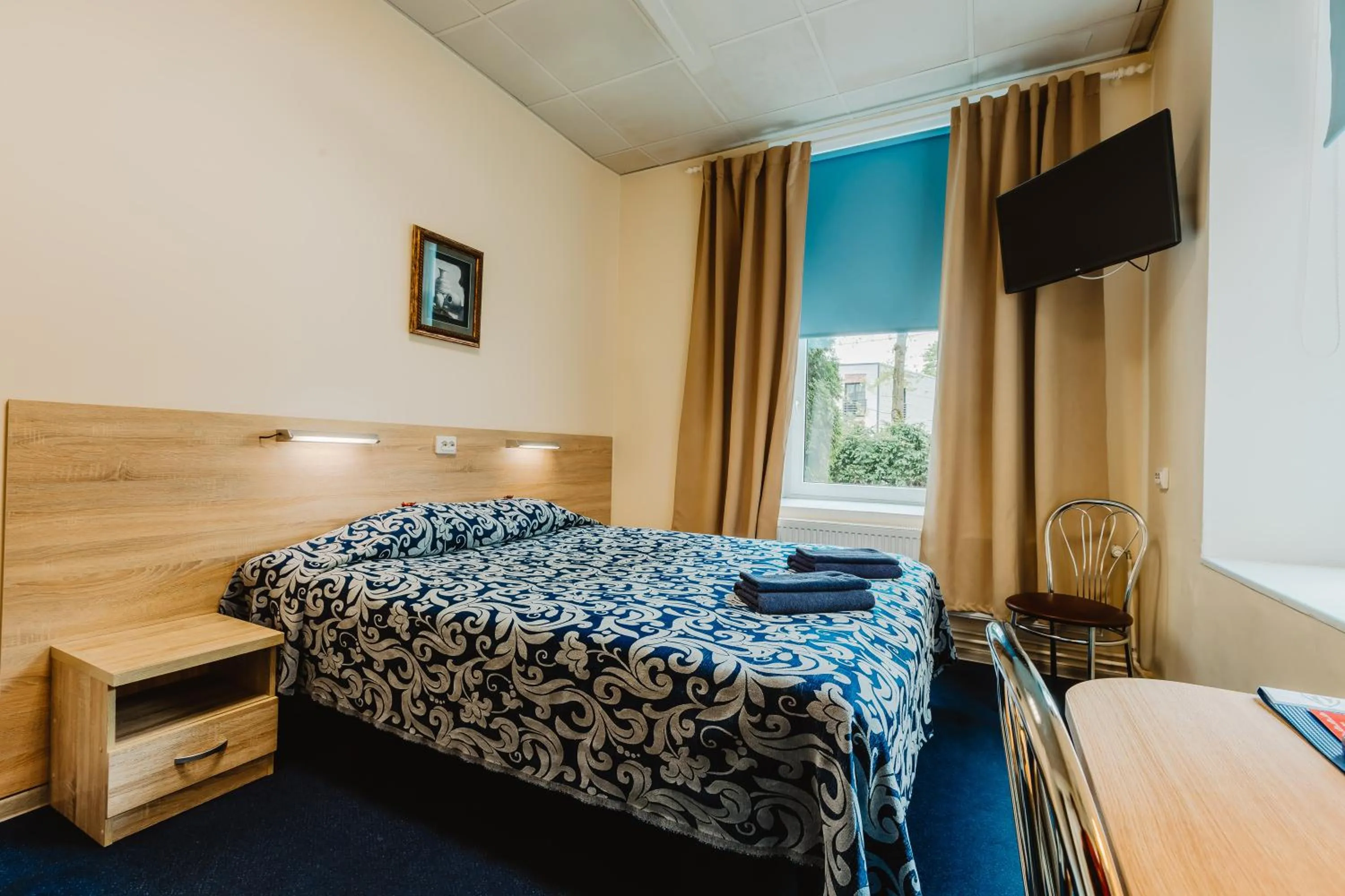 Bed in Aleksandri Hotel