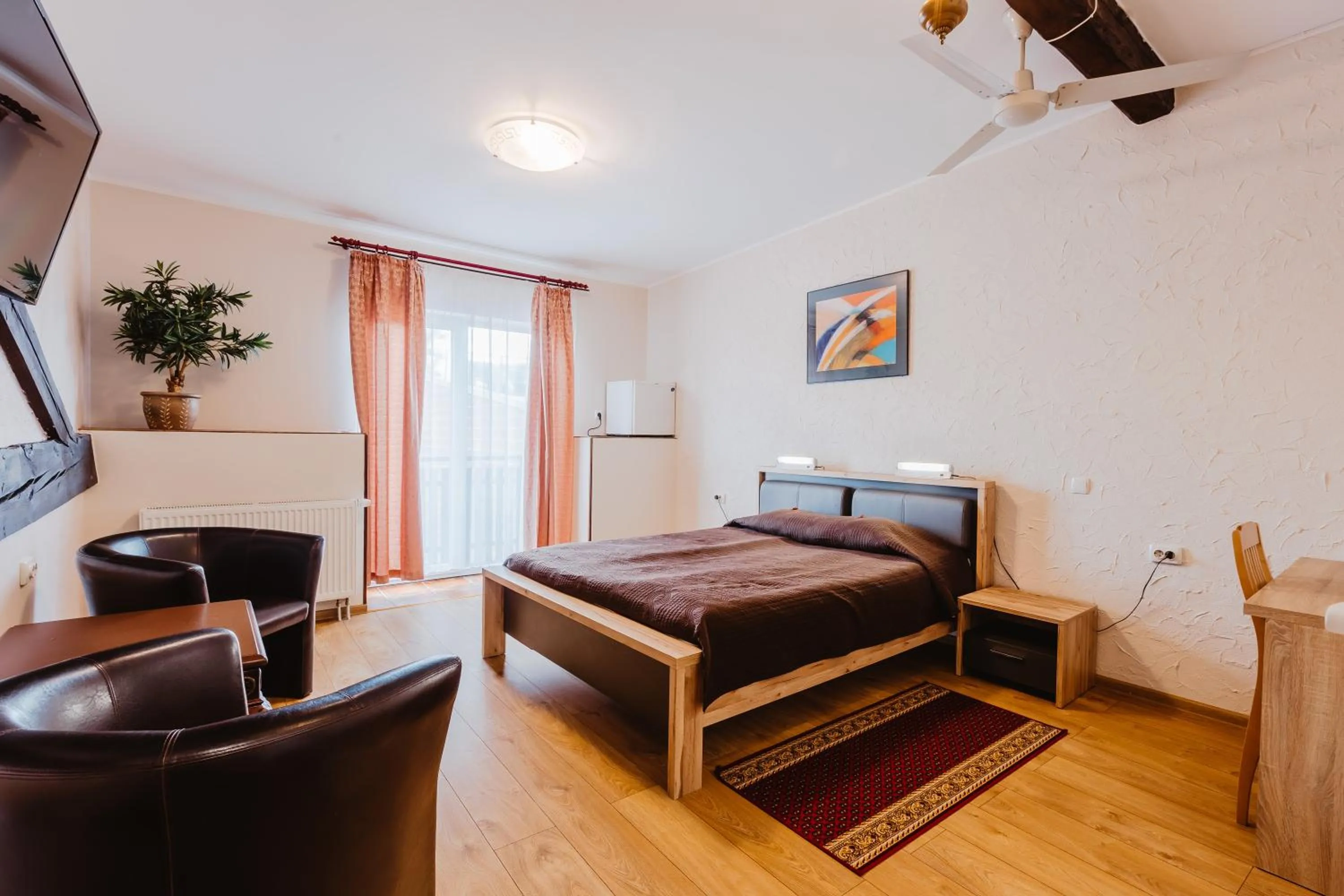 Bed in Aleksandri Hotel