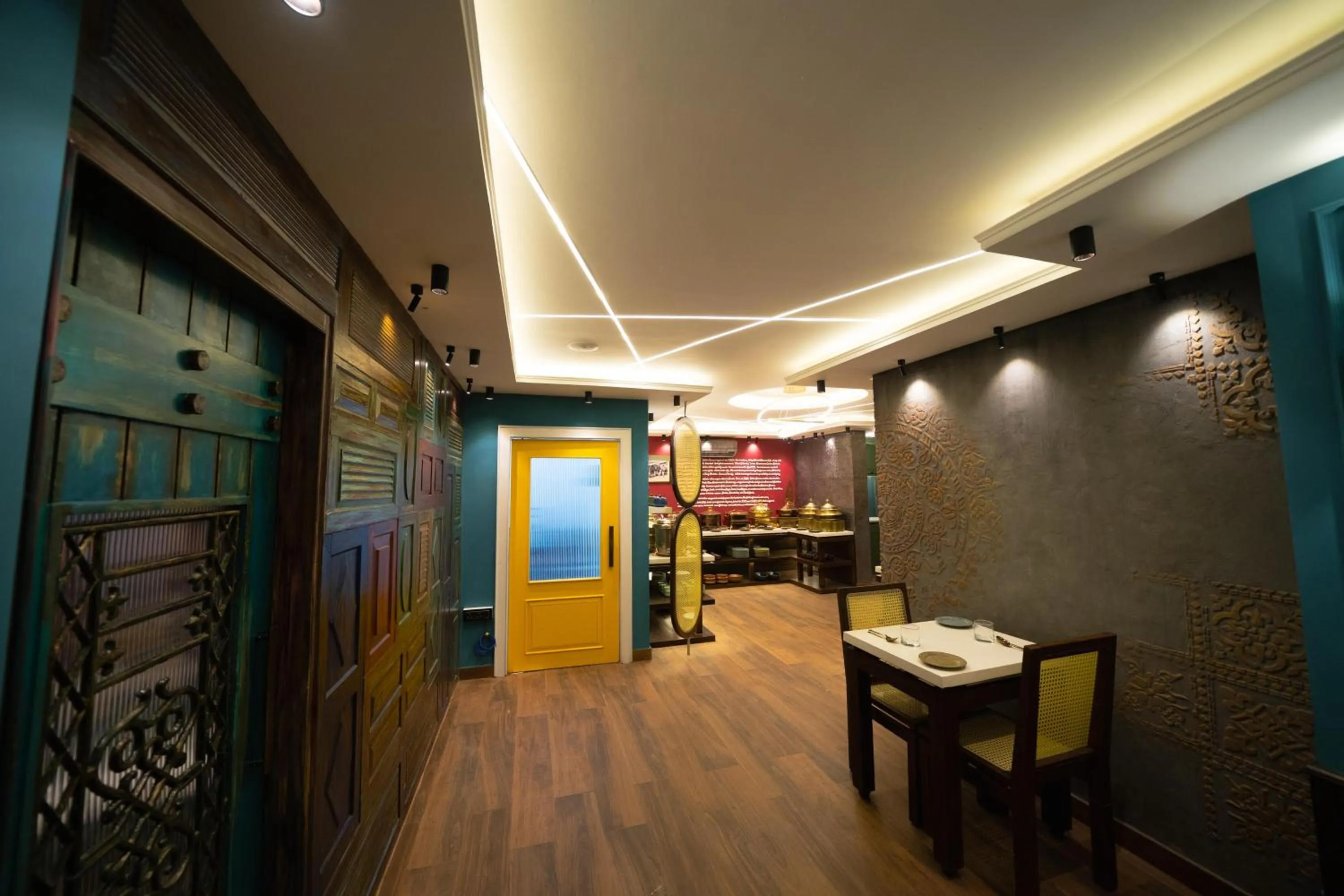 Restaurant/places to eat in Treebo Time Square Marine Drive