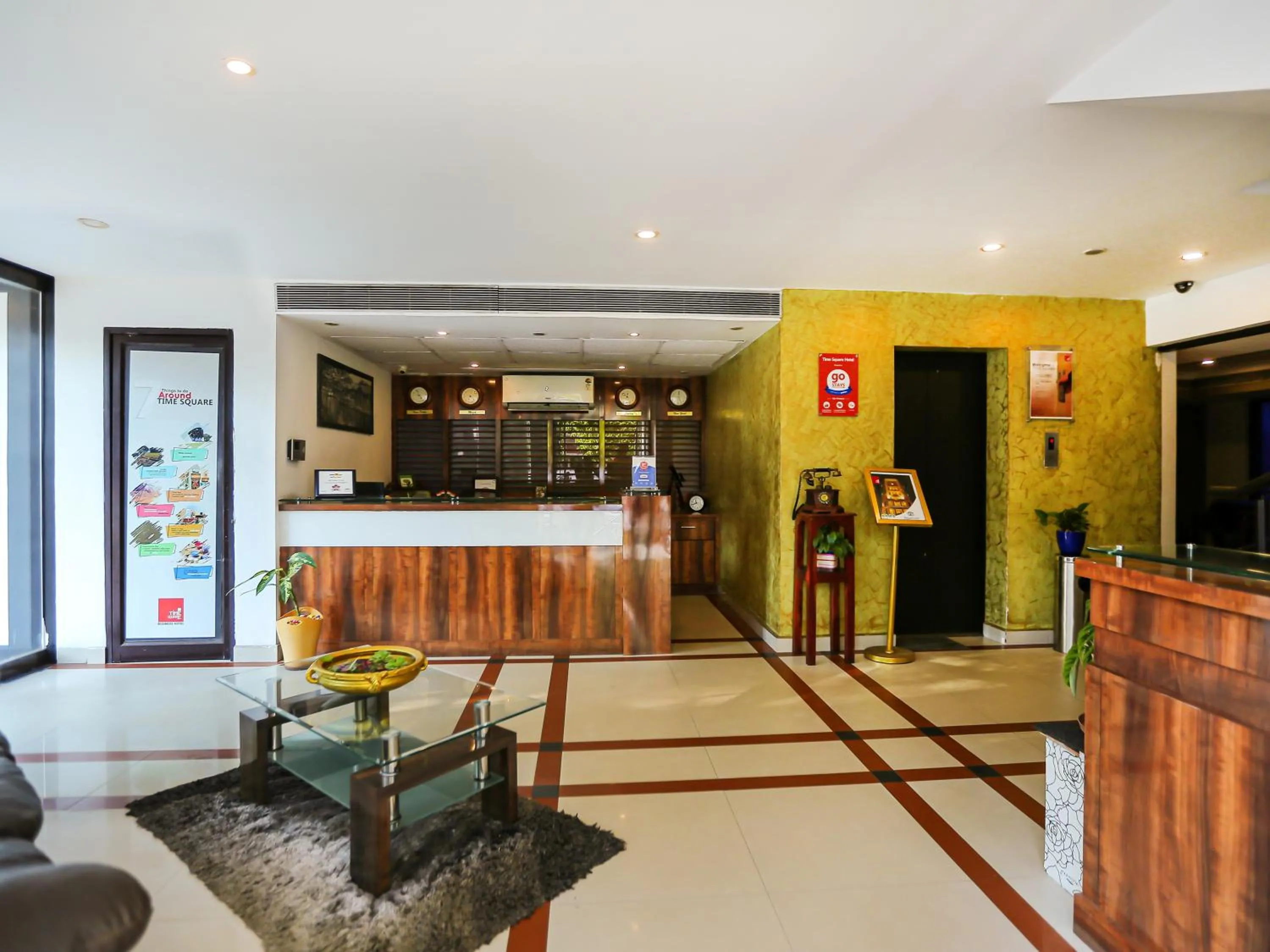 Lobby or reception in Treebo Time Square Marine Drive