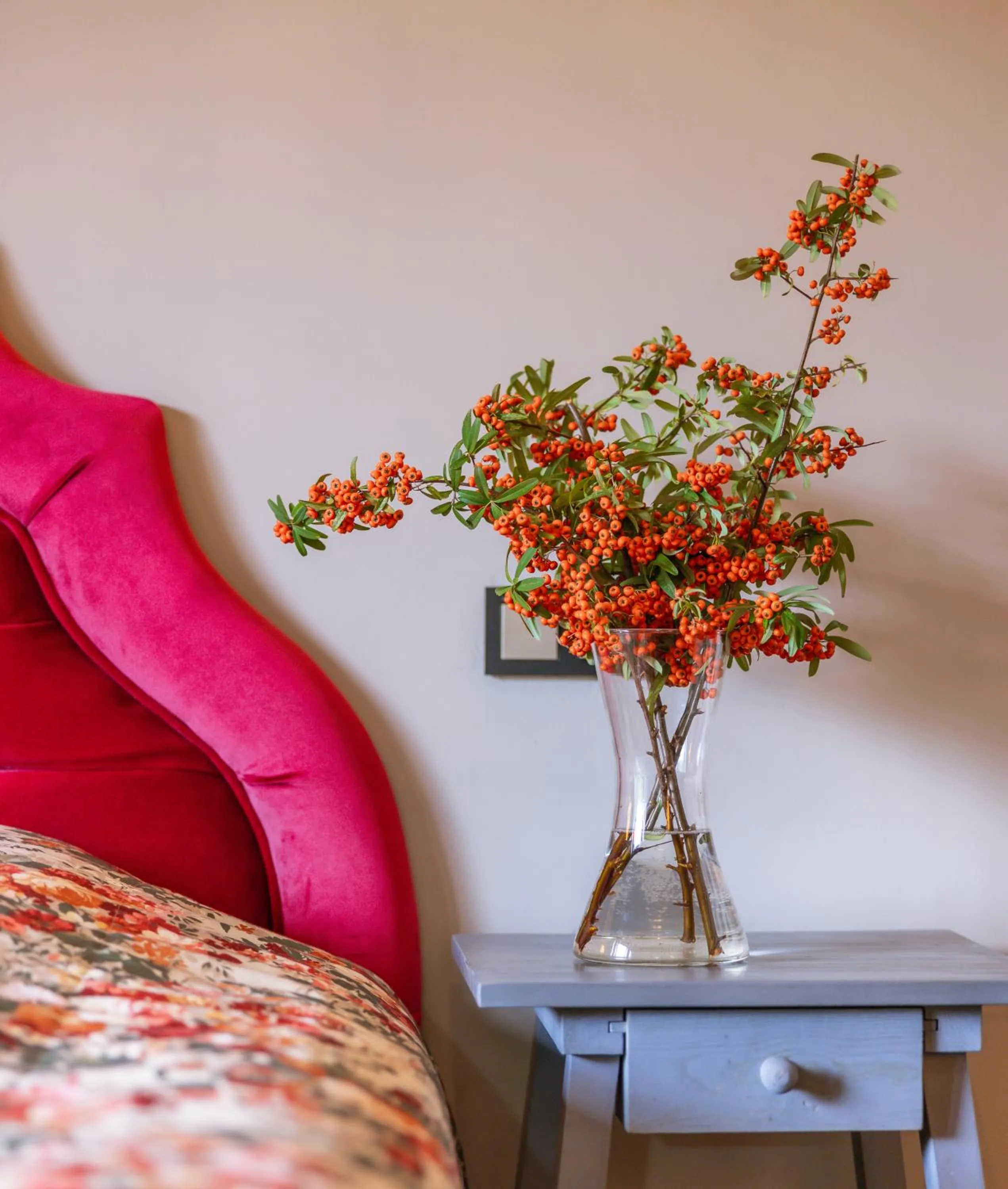 Decorative detail, Bed in Çetmihan Hotel