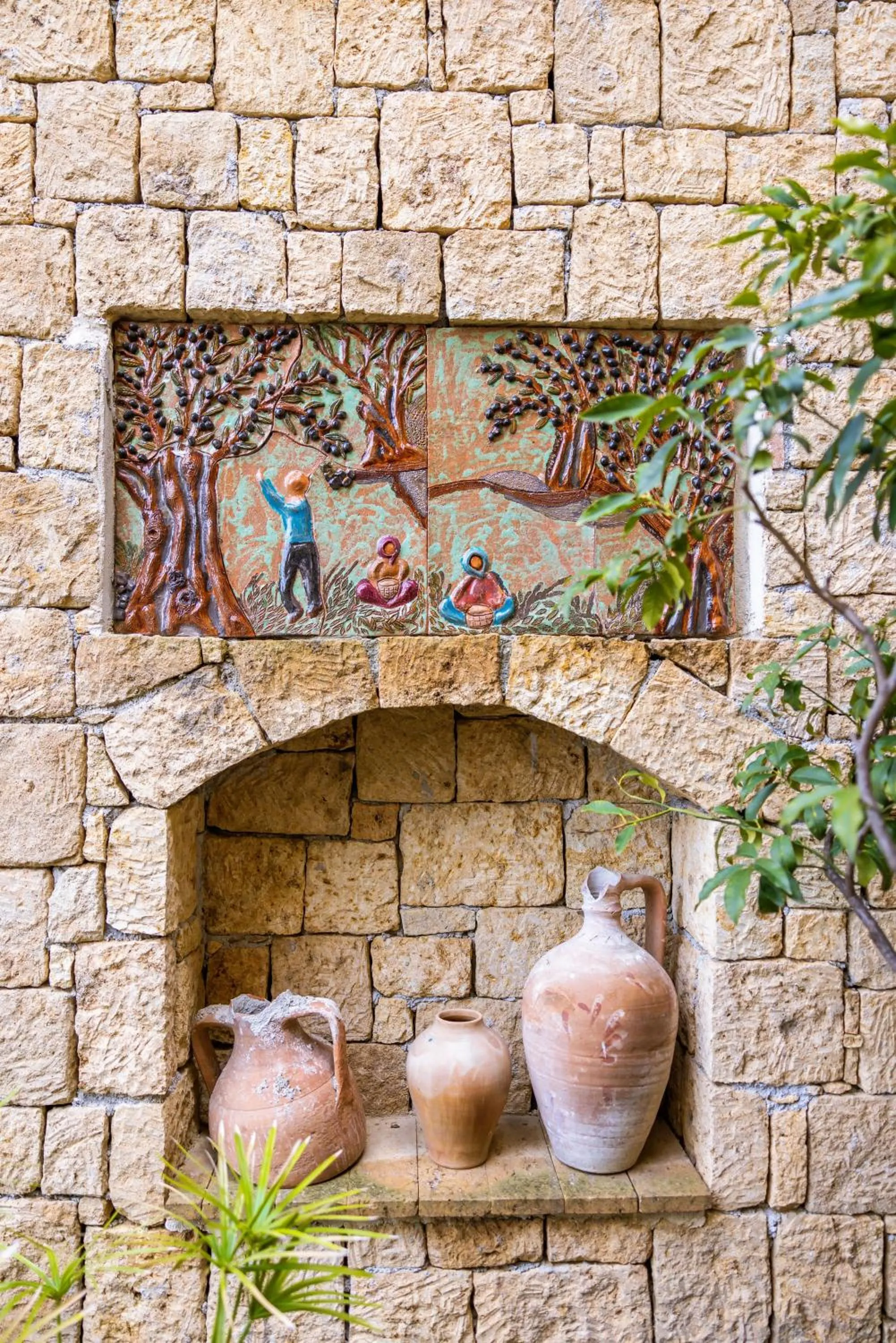 Decorative detail in Çetmihan Hotel