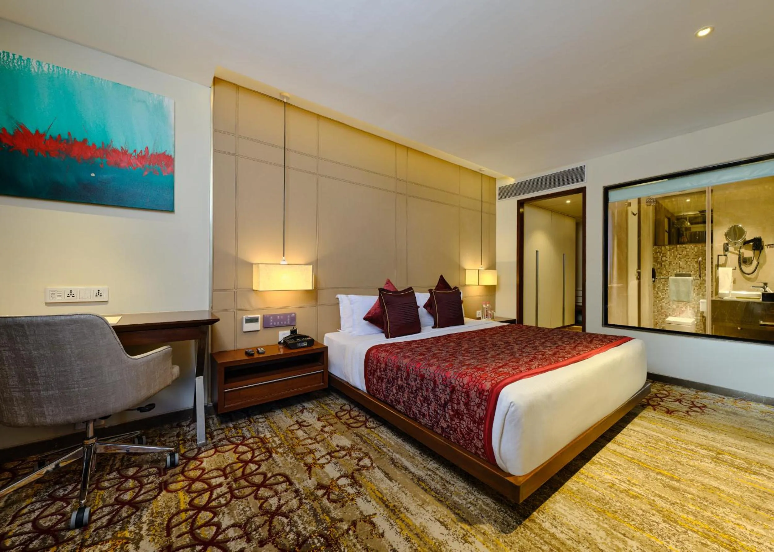 Bedroom, Bed in Sayaji Vadodara