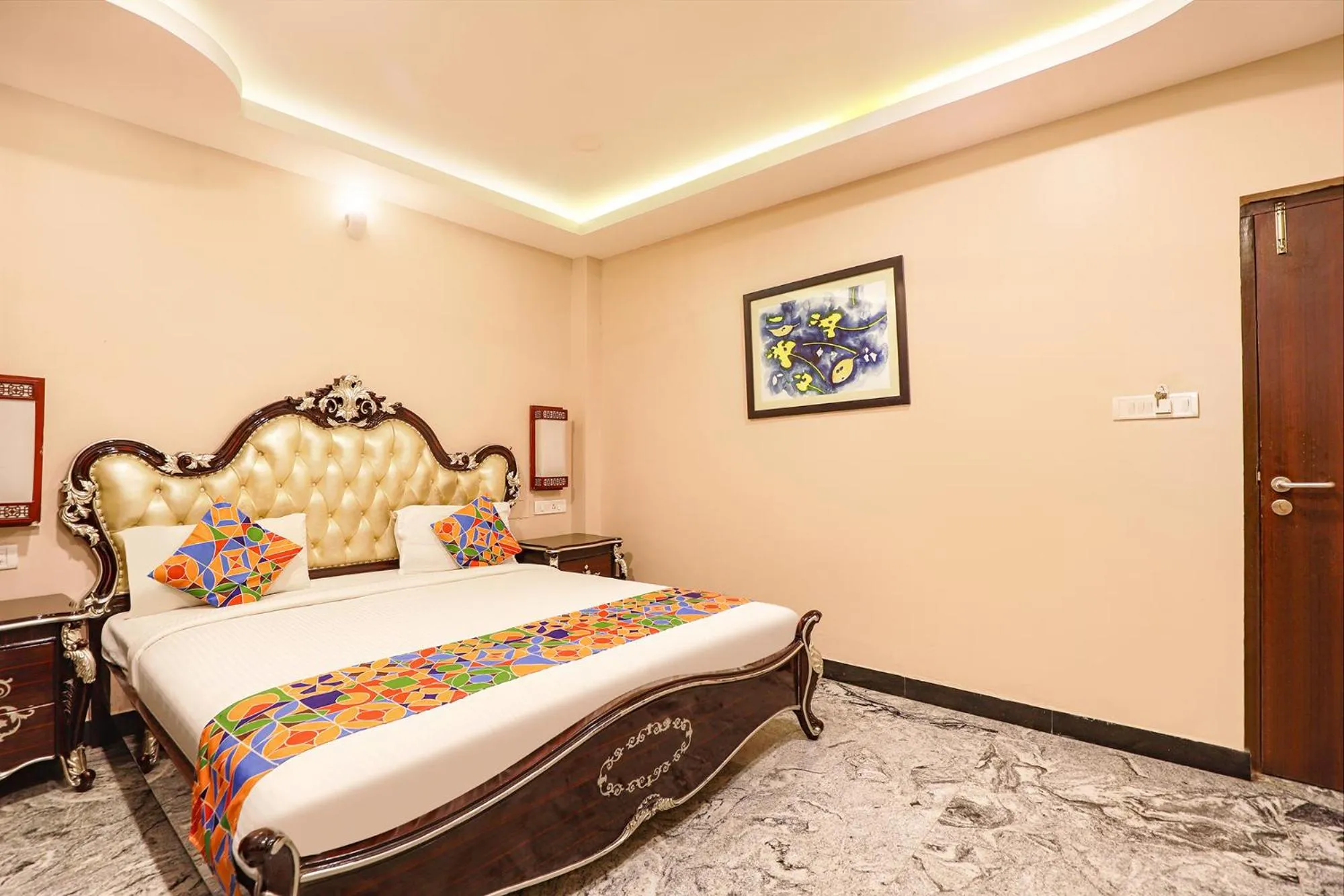 Bed in FabHotel NK Courtyard - Nr Guindy Industrial Estate