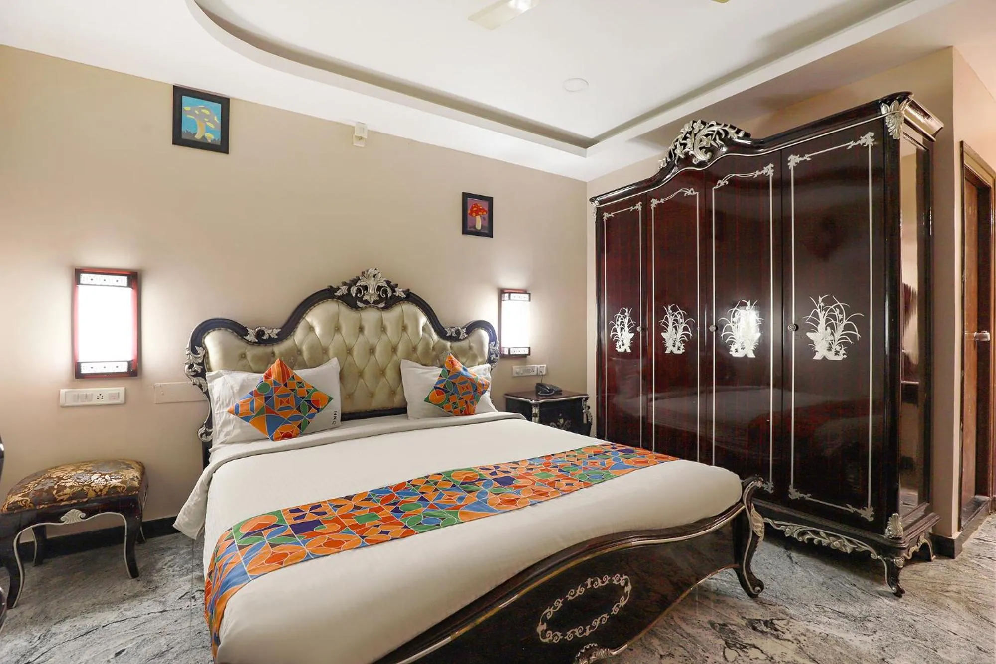 Bed in FabHotel NK Courtyard - Nr Guindy Industrial Estate