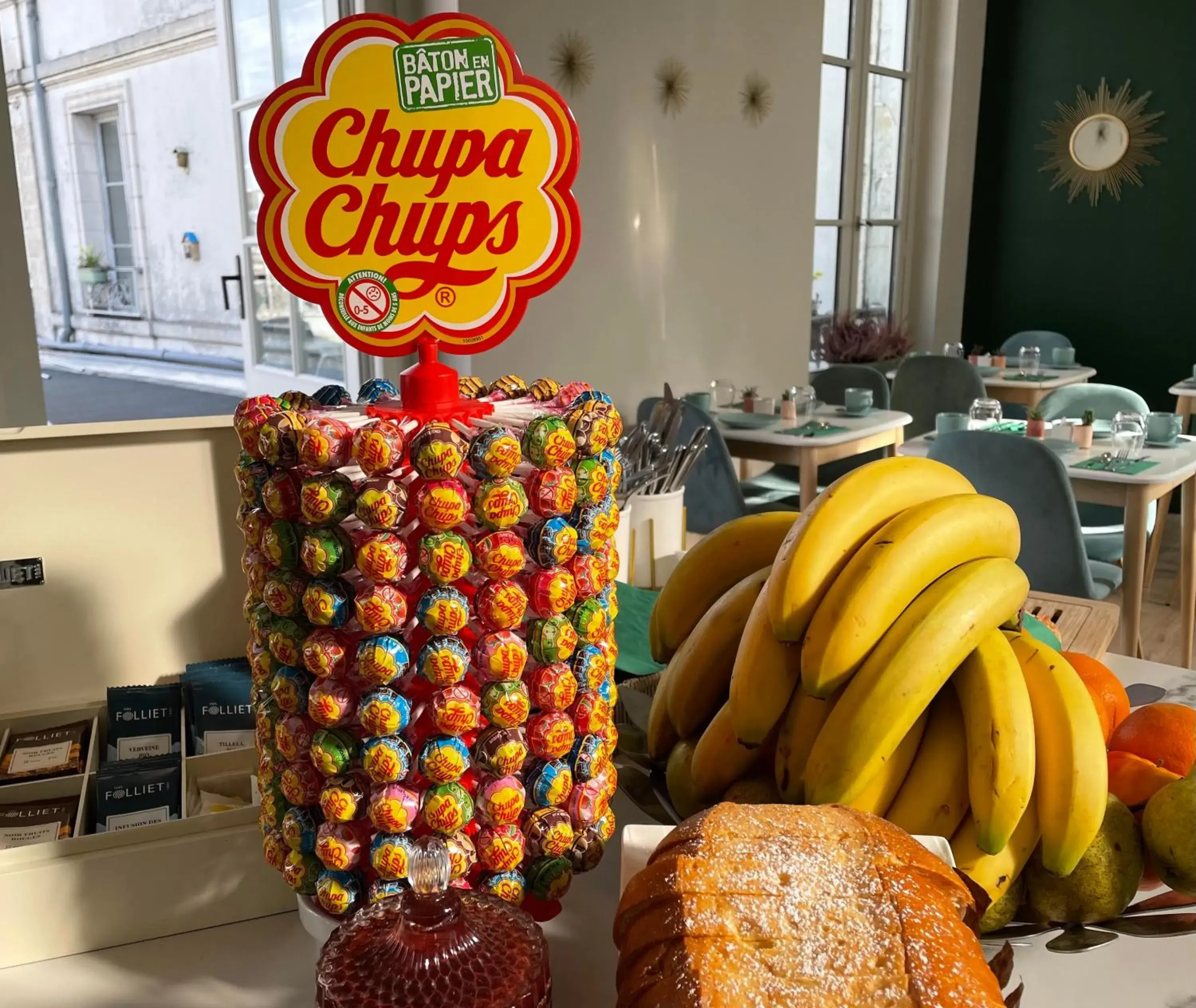 Buffet breakfast in Best Western Blois Château Buffet breakfast in Best Western Blois Château