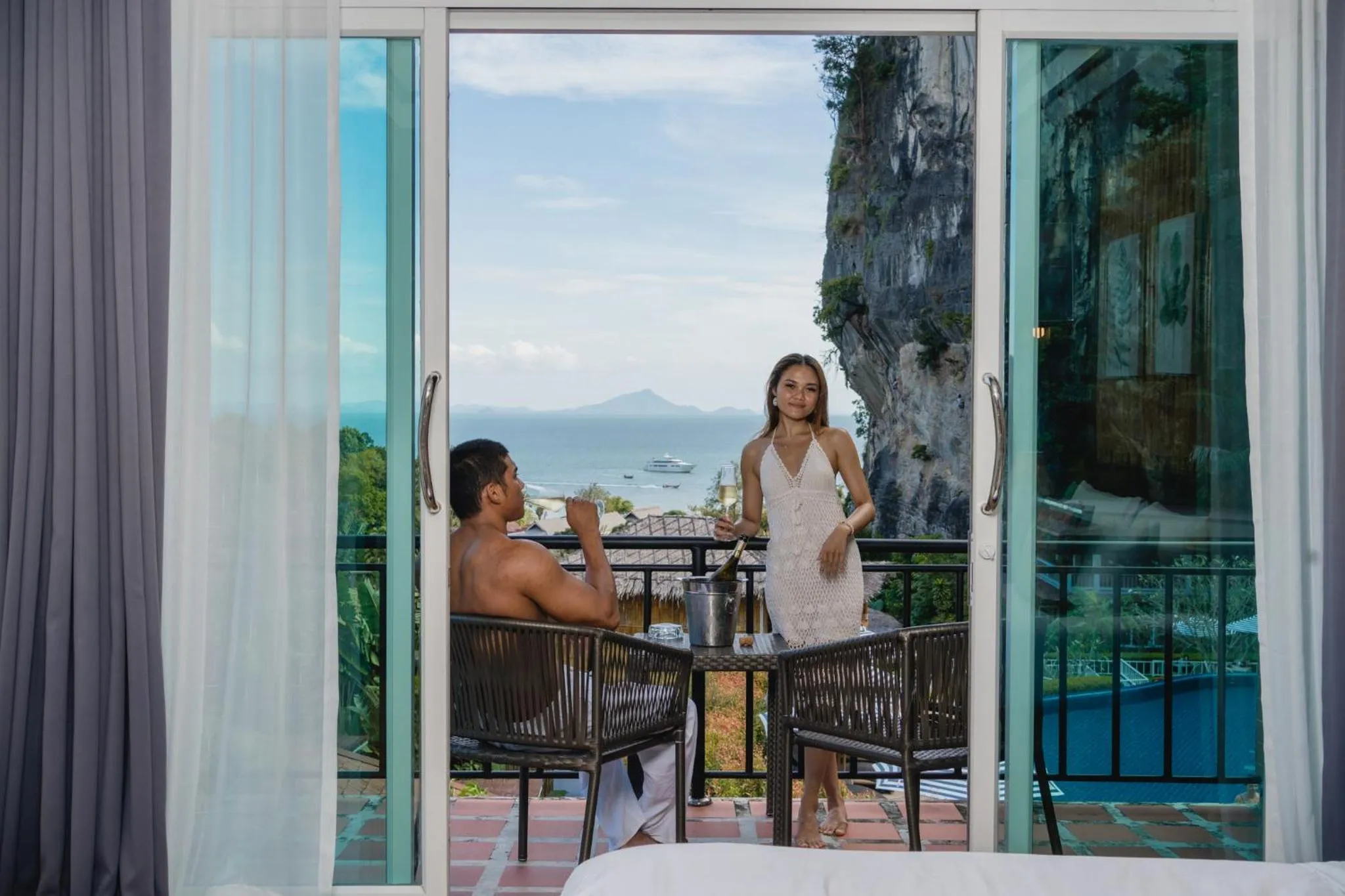 Balcony/Terrace in Railay Phutawan Resort