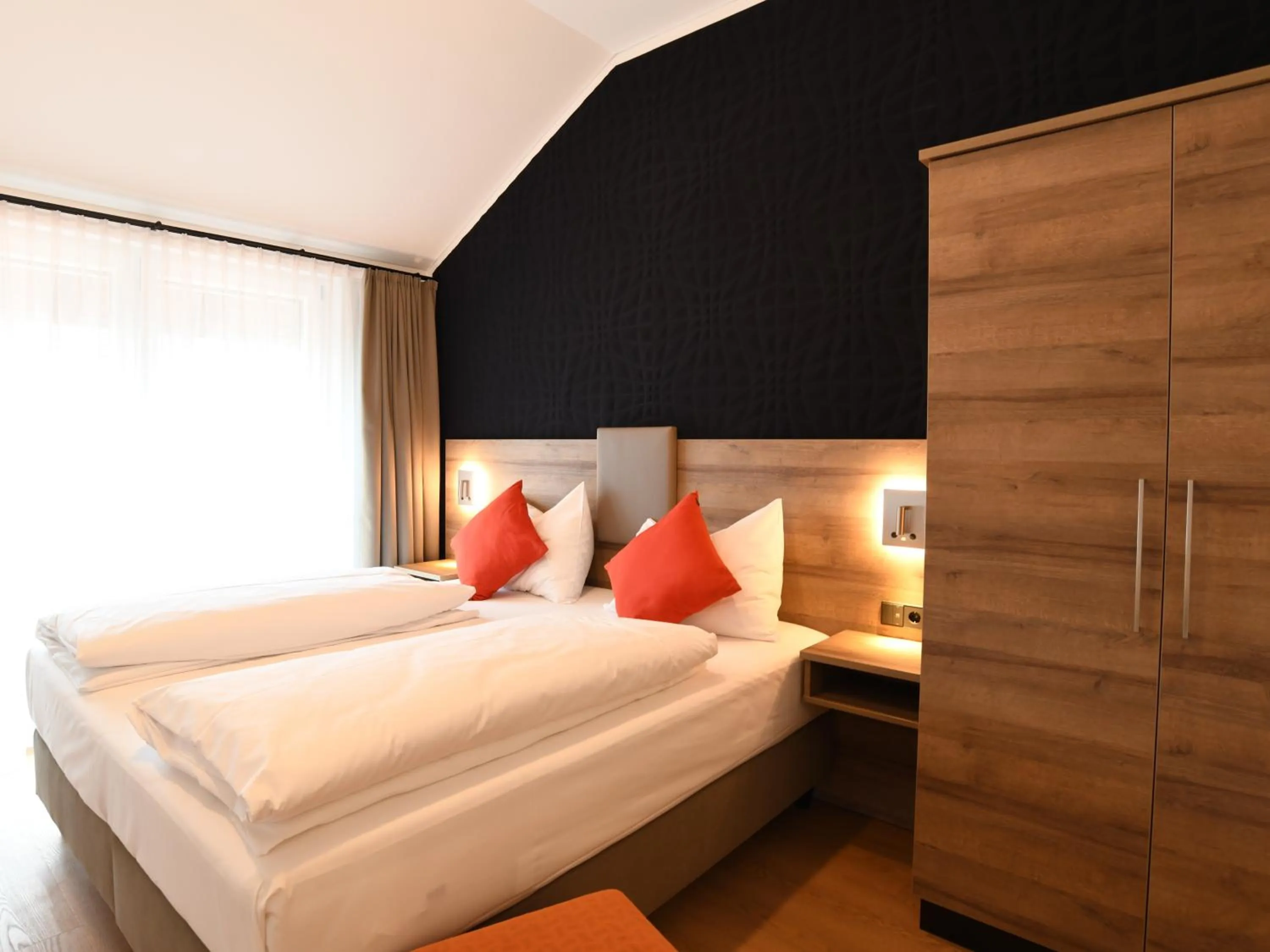 Bed in WESTSIDE Hotel