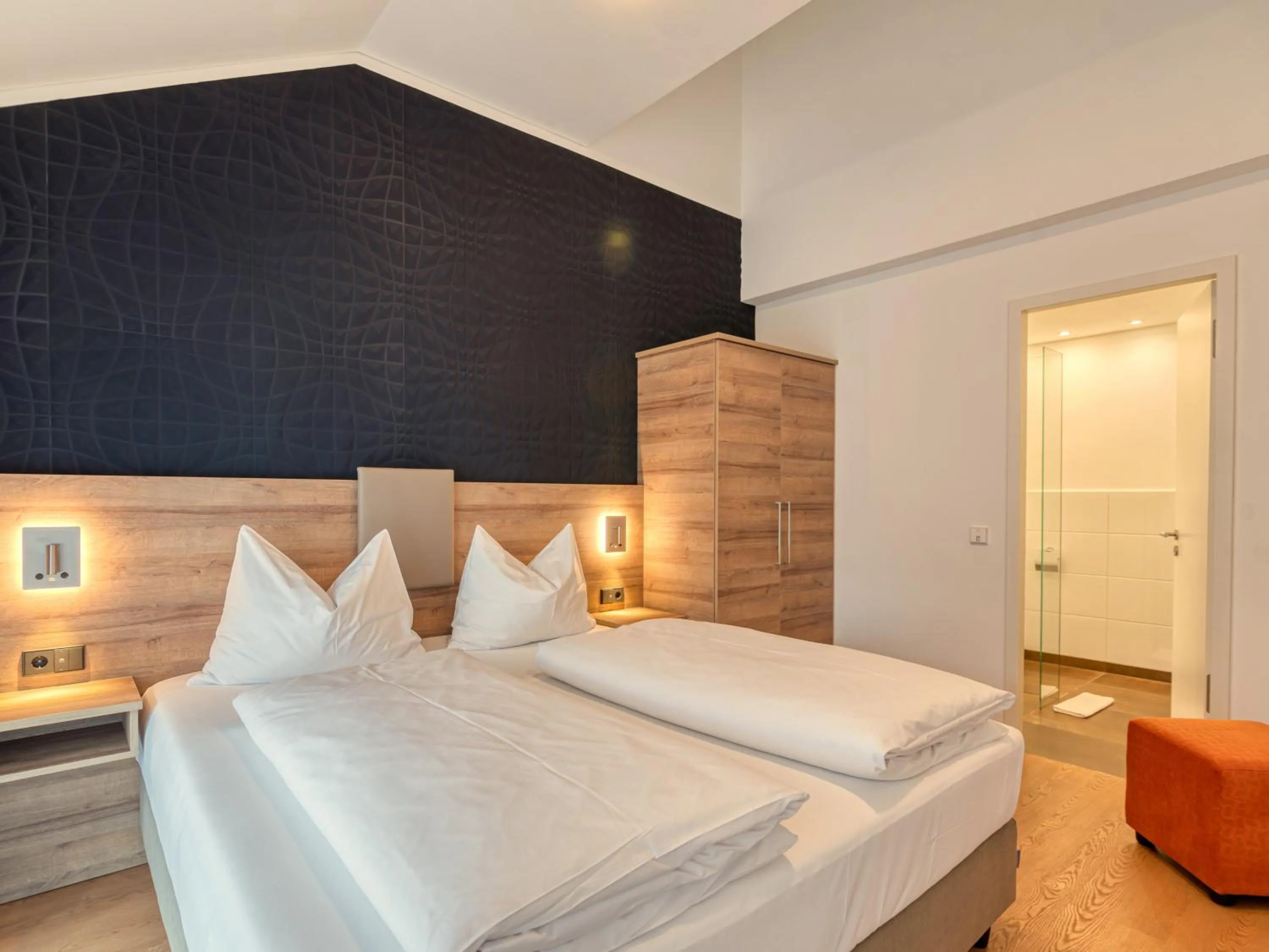 Bed in WESTSIDE Hotel