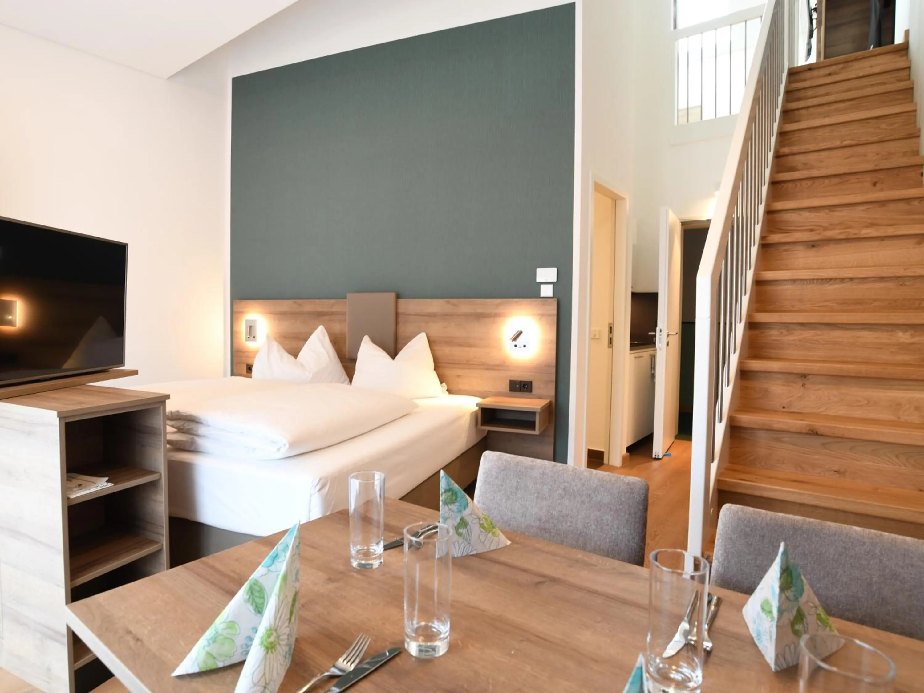 Bed in WESTSIDE Hotel