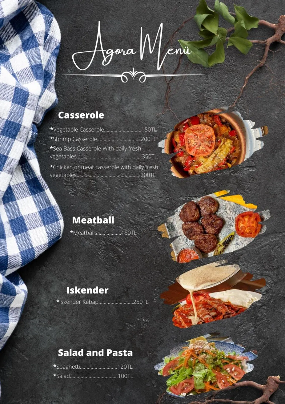 Restaurant/places to eat in Agora Guesthouse