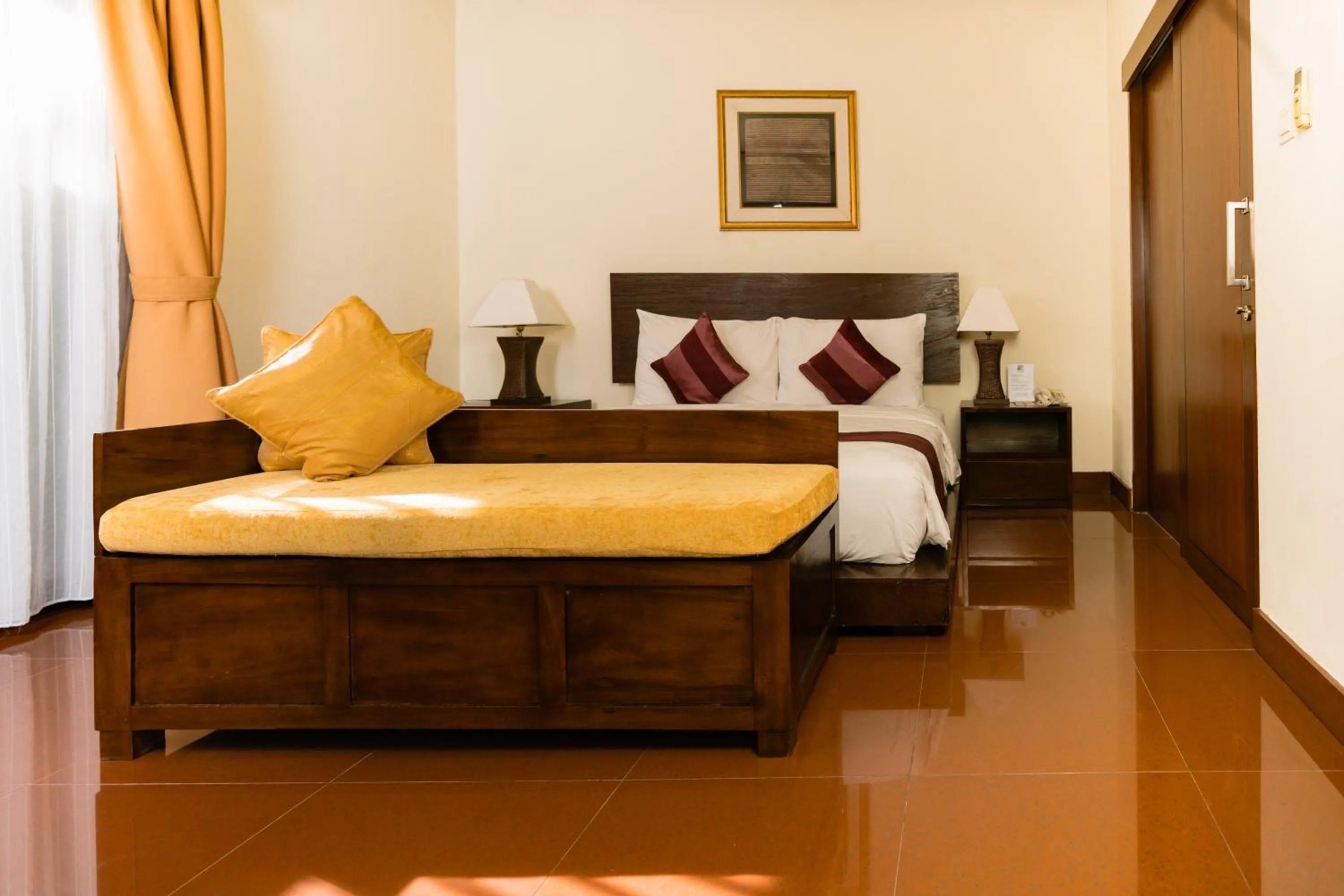 Bed in Bumi Linggah Villas Bali