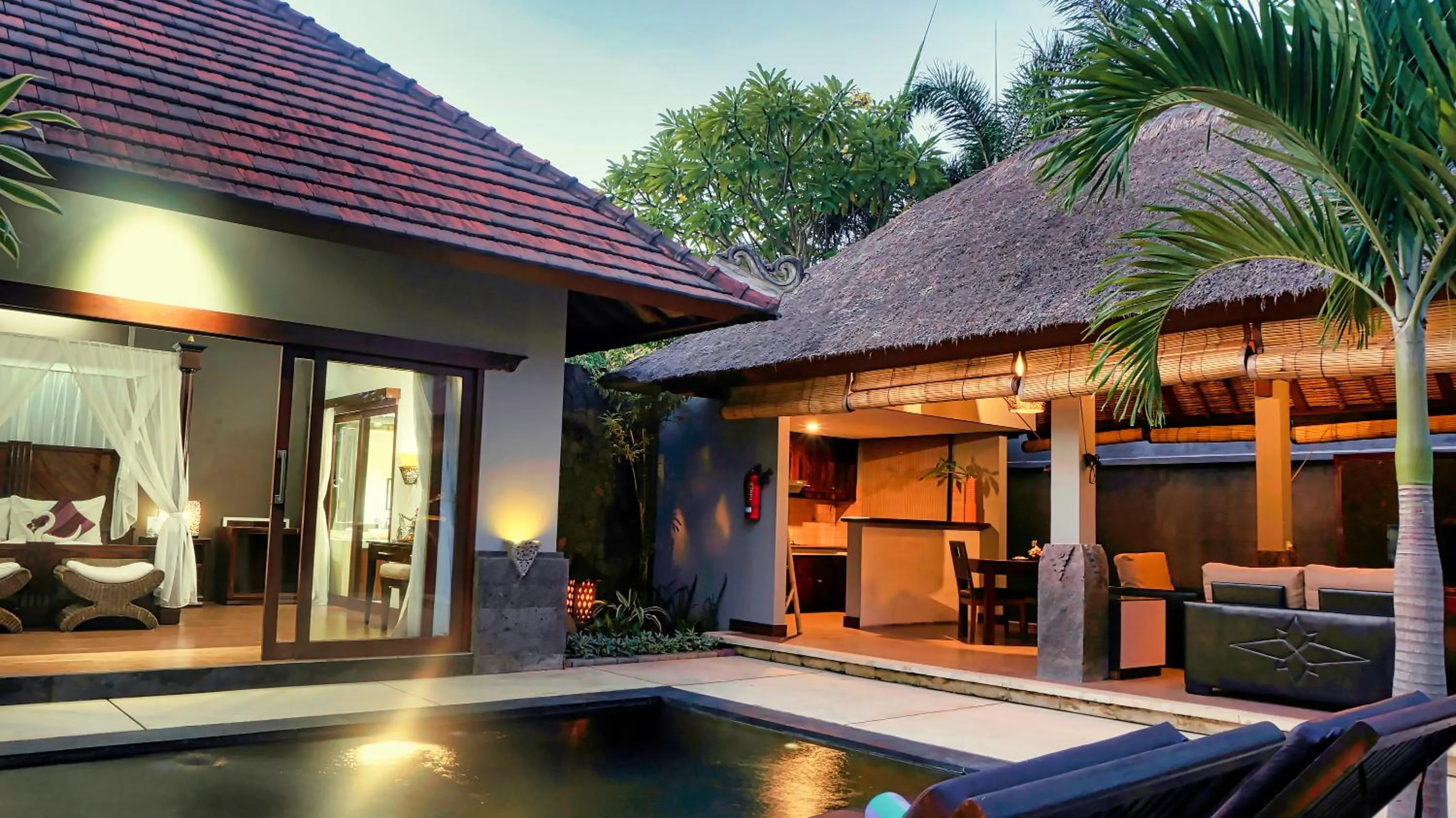 Swimming pool in Bumi Linggah Villas Bali