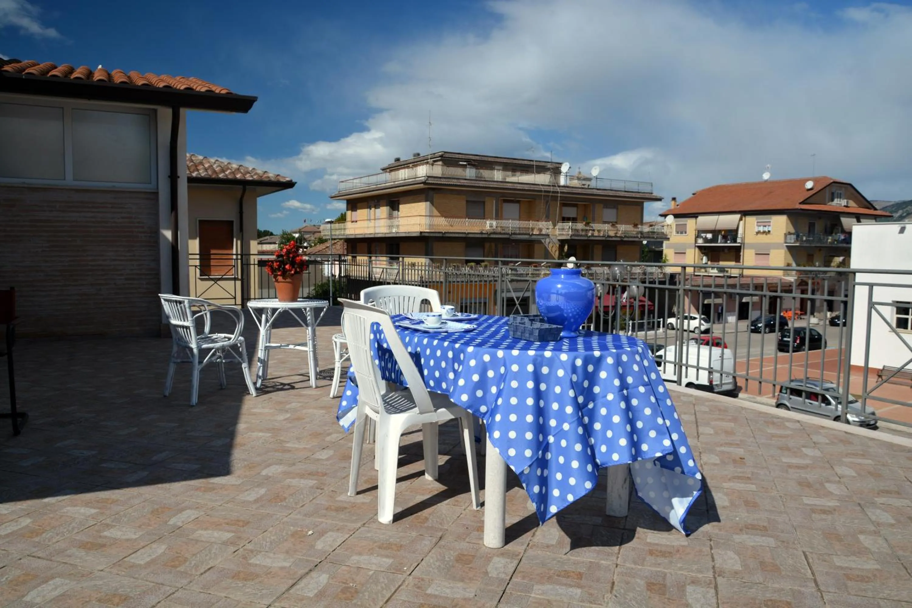 Balcony/Terrace in B&B Aquino in Terrazza