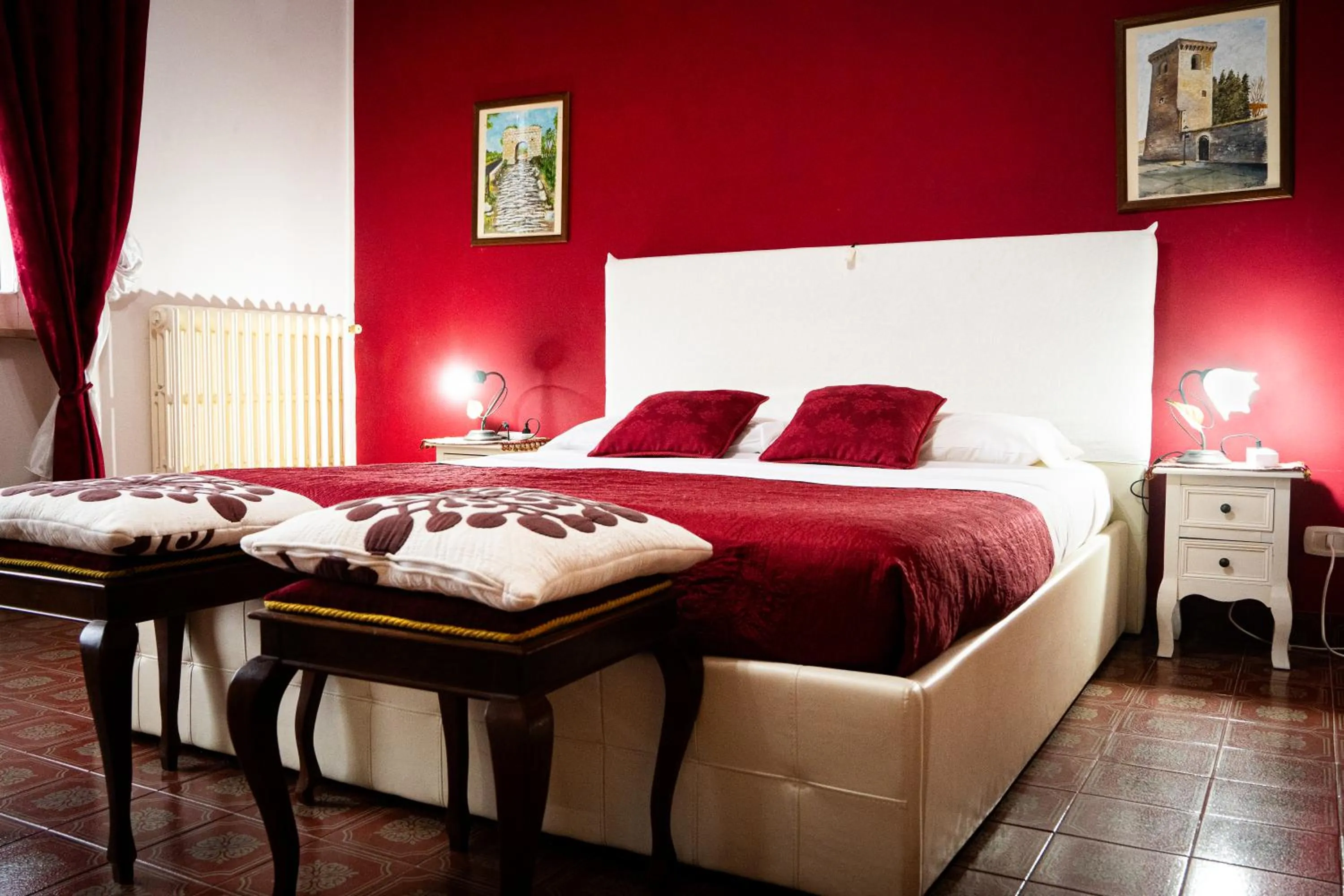 Bed in B&B Aquino in Terrazza