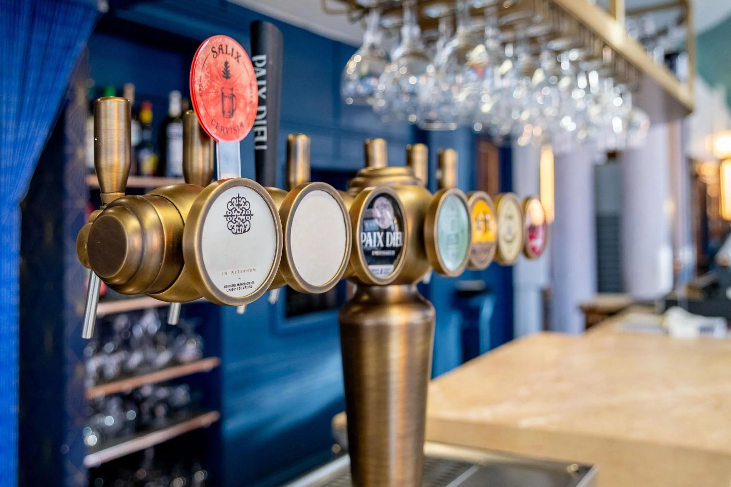 Lounge or bar in Grand Hôtel de Valenciennes