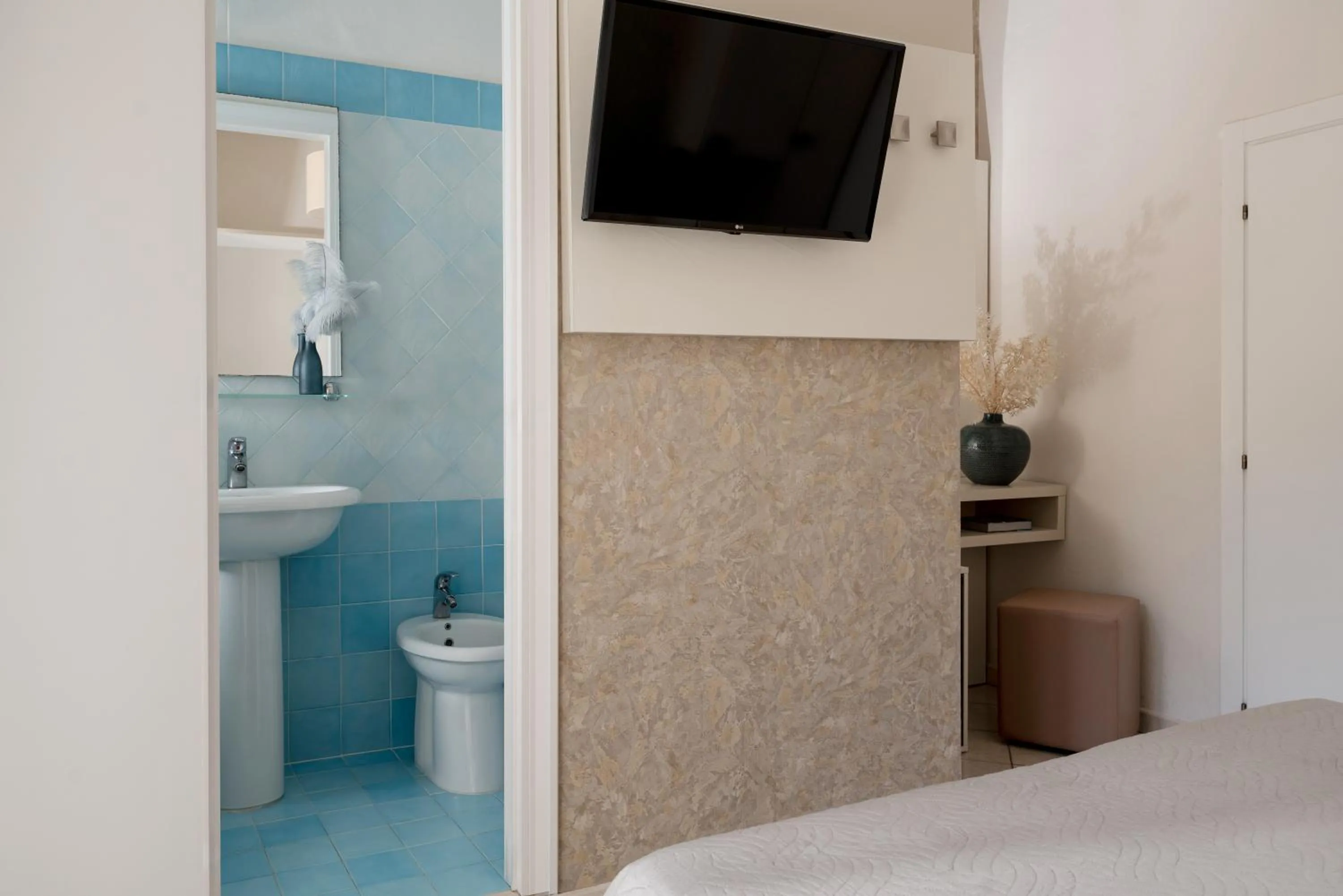 Bed in Hotel San Marco