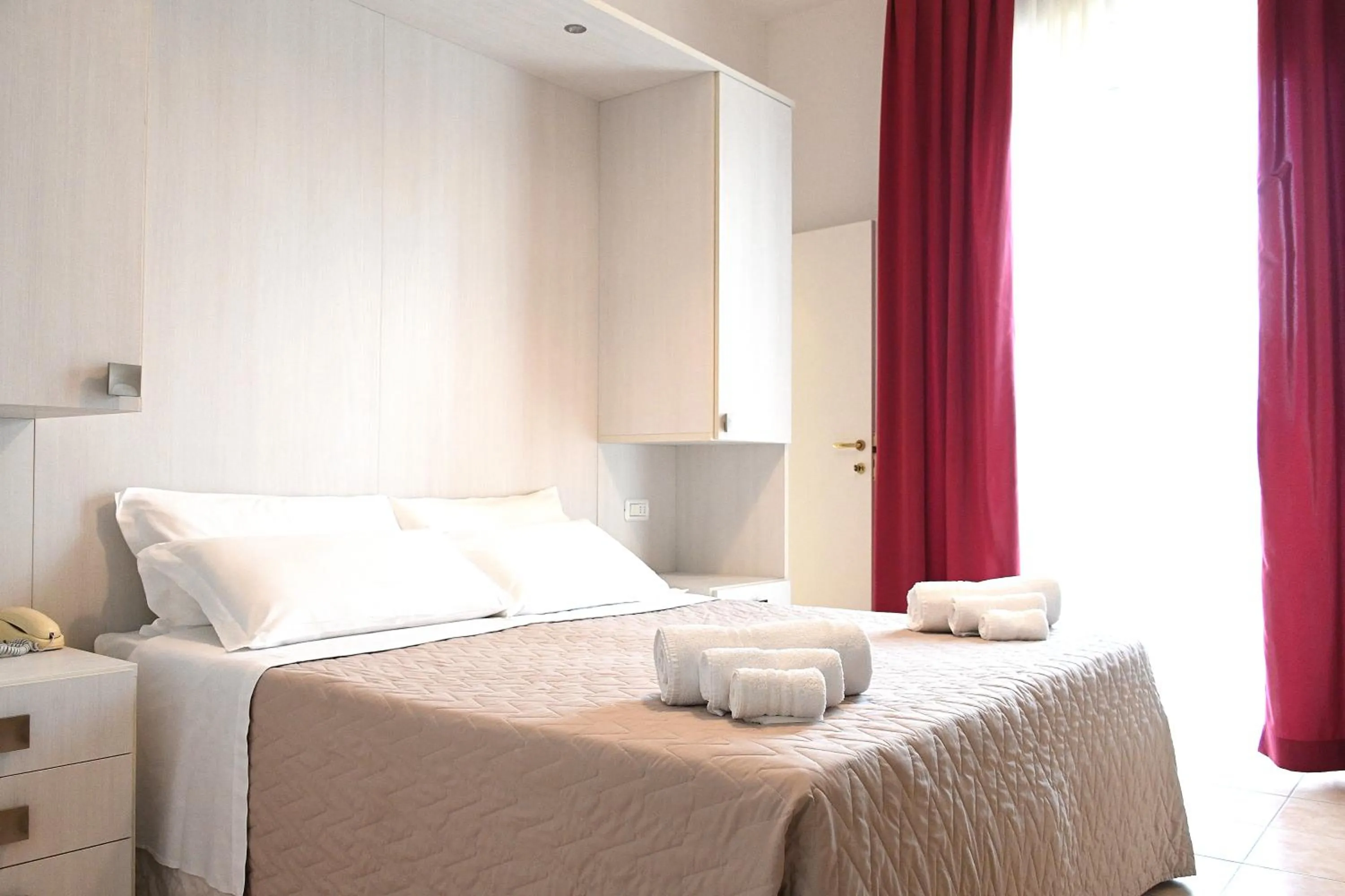 Bed in Hotel San Marco