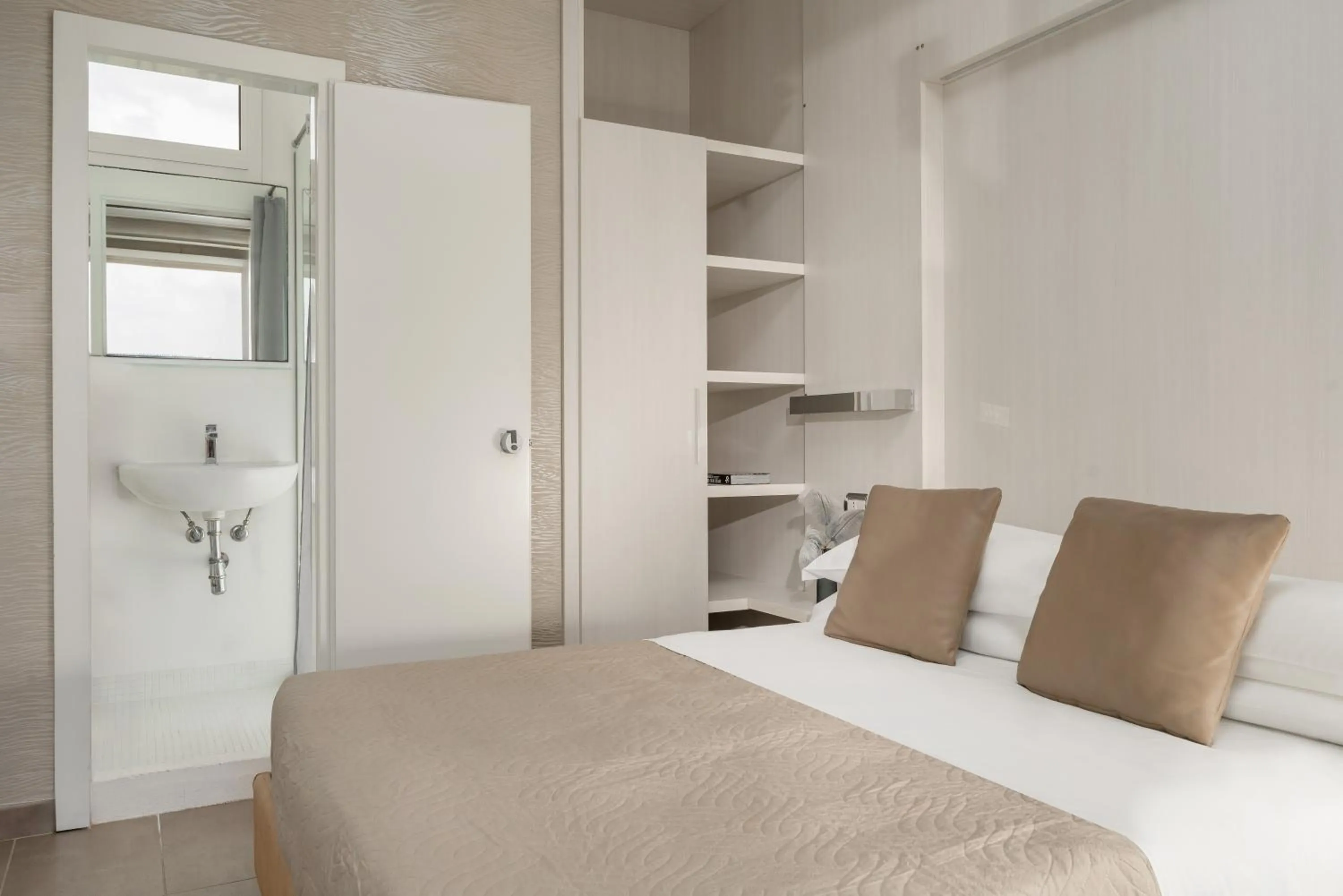 Bed in Hotel San Marco