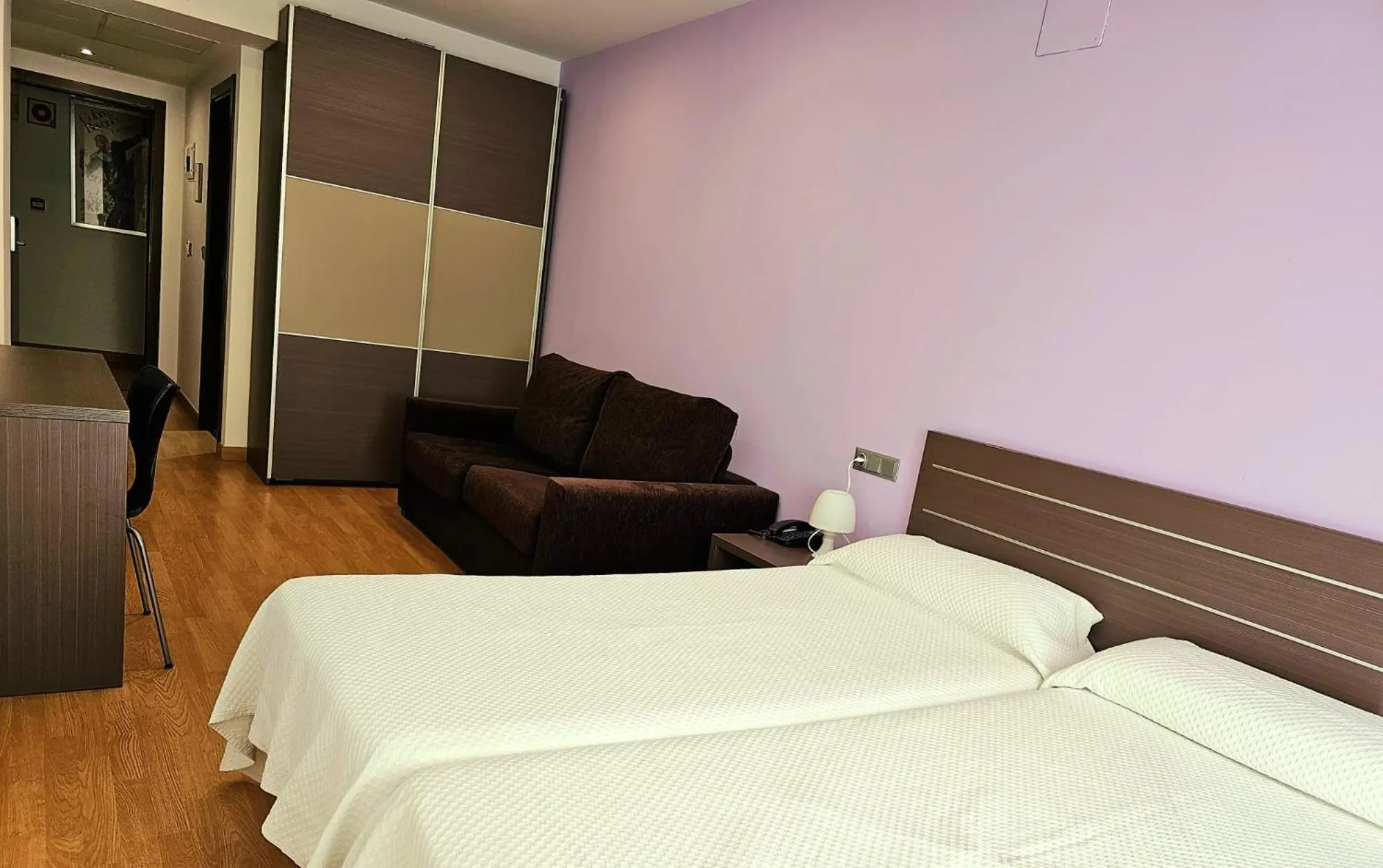 Bed in Hotel Clopy Rocamar