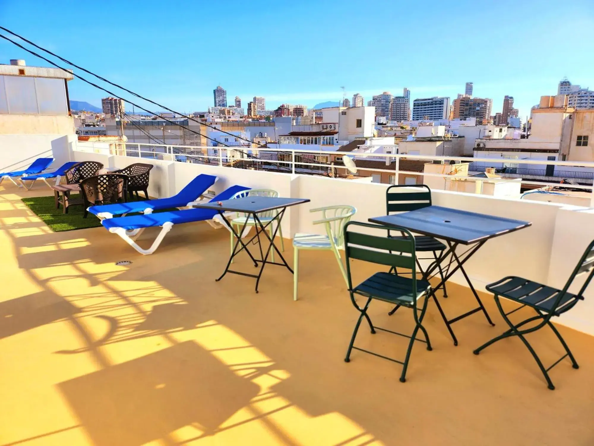 Balcony/Terrace in Hotel Clopy Rocamar Balcony/Terrace in Hotel Clopy Rocamar