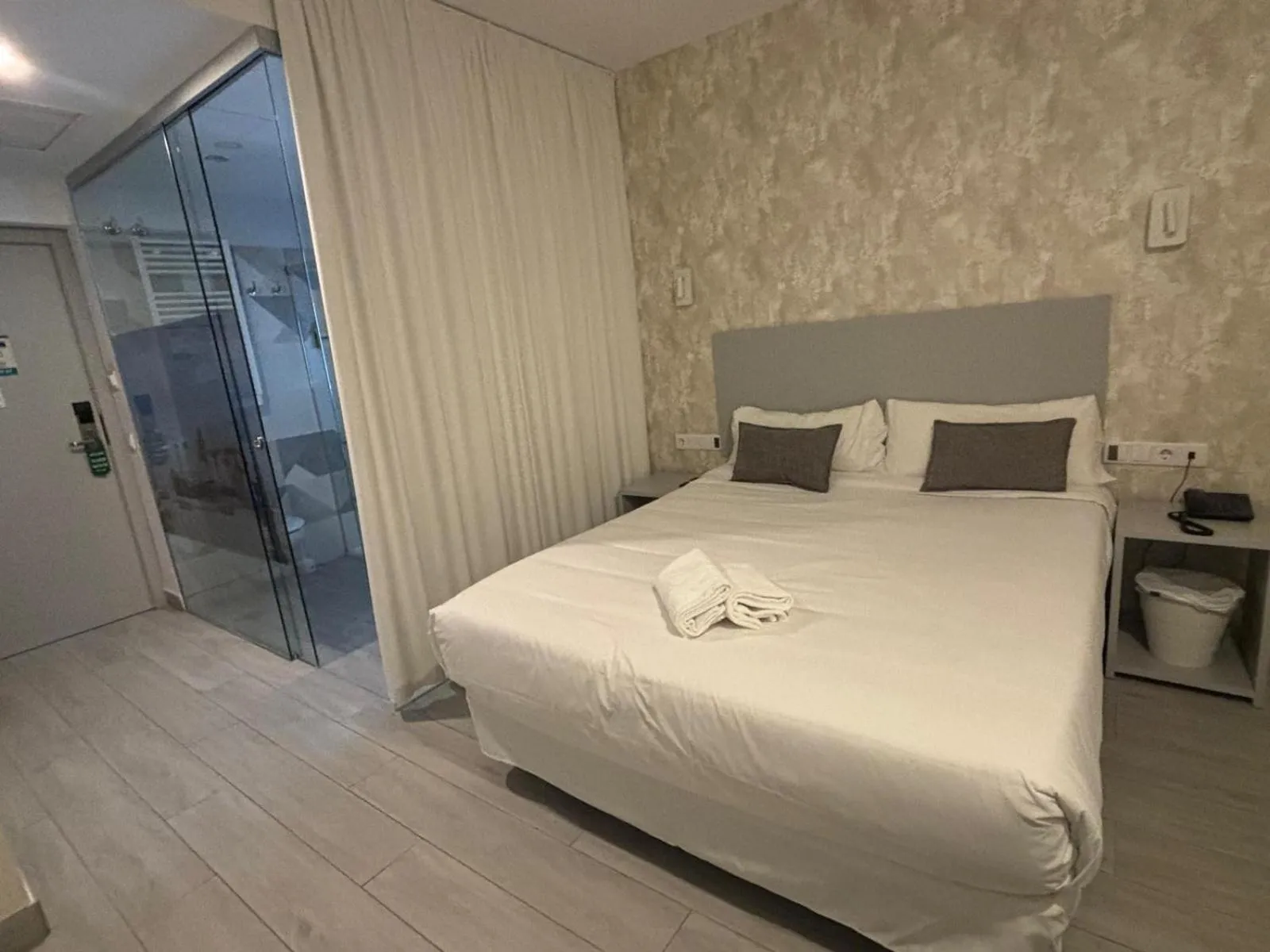 Bed in Hotel Clopy Rocamar