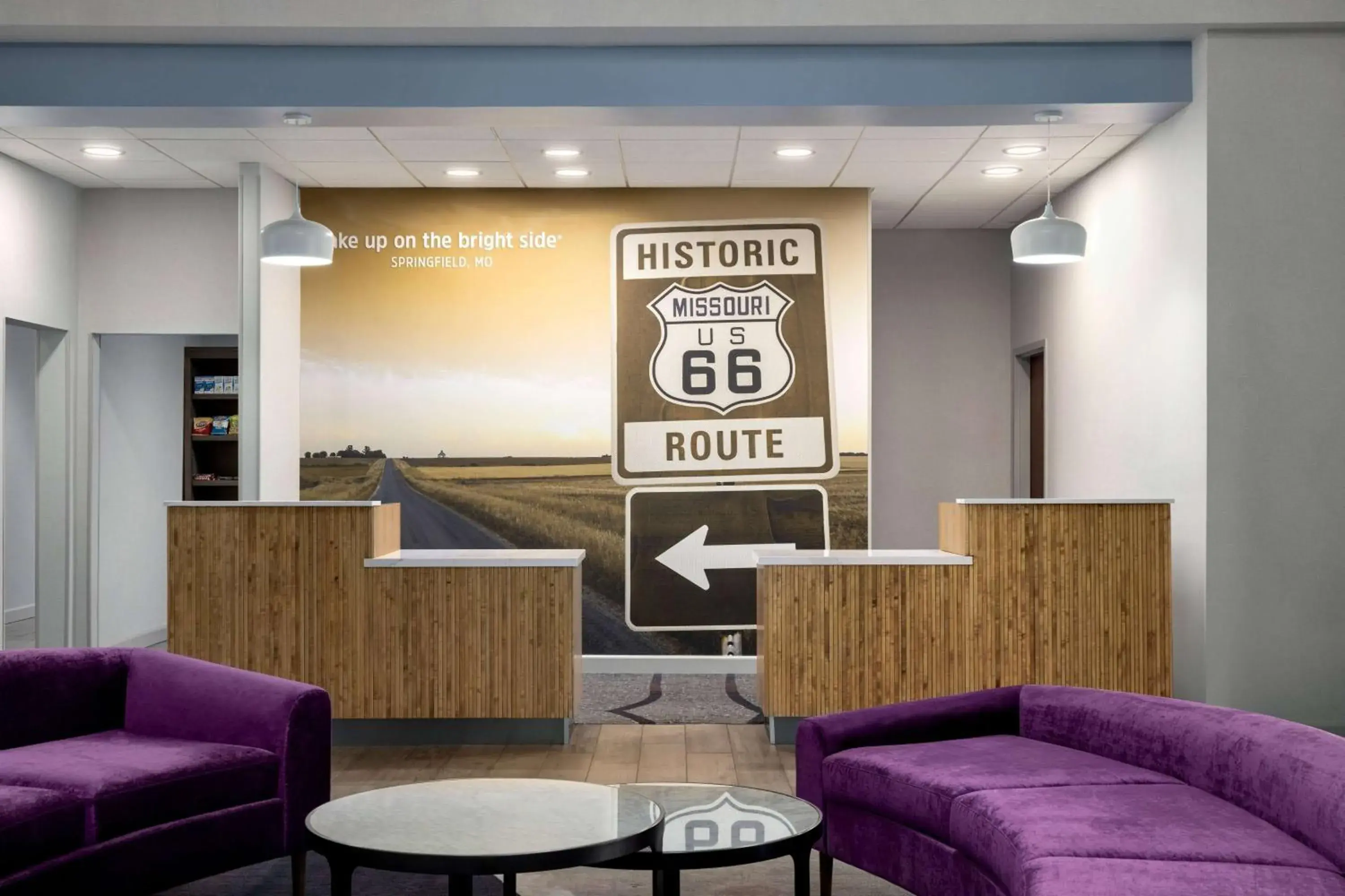 Lobby or reception in La Quinta by Wyndham Springfield Airport Plaza Lobby or reception in La Quinta by Wyndham Springfield Airport Plaza