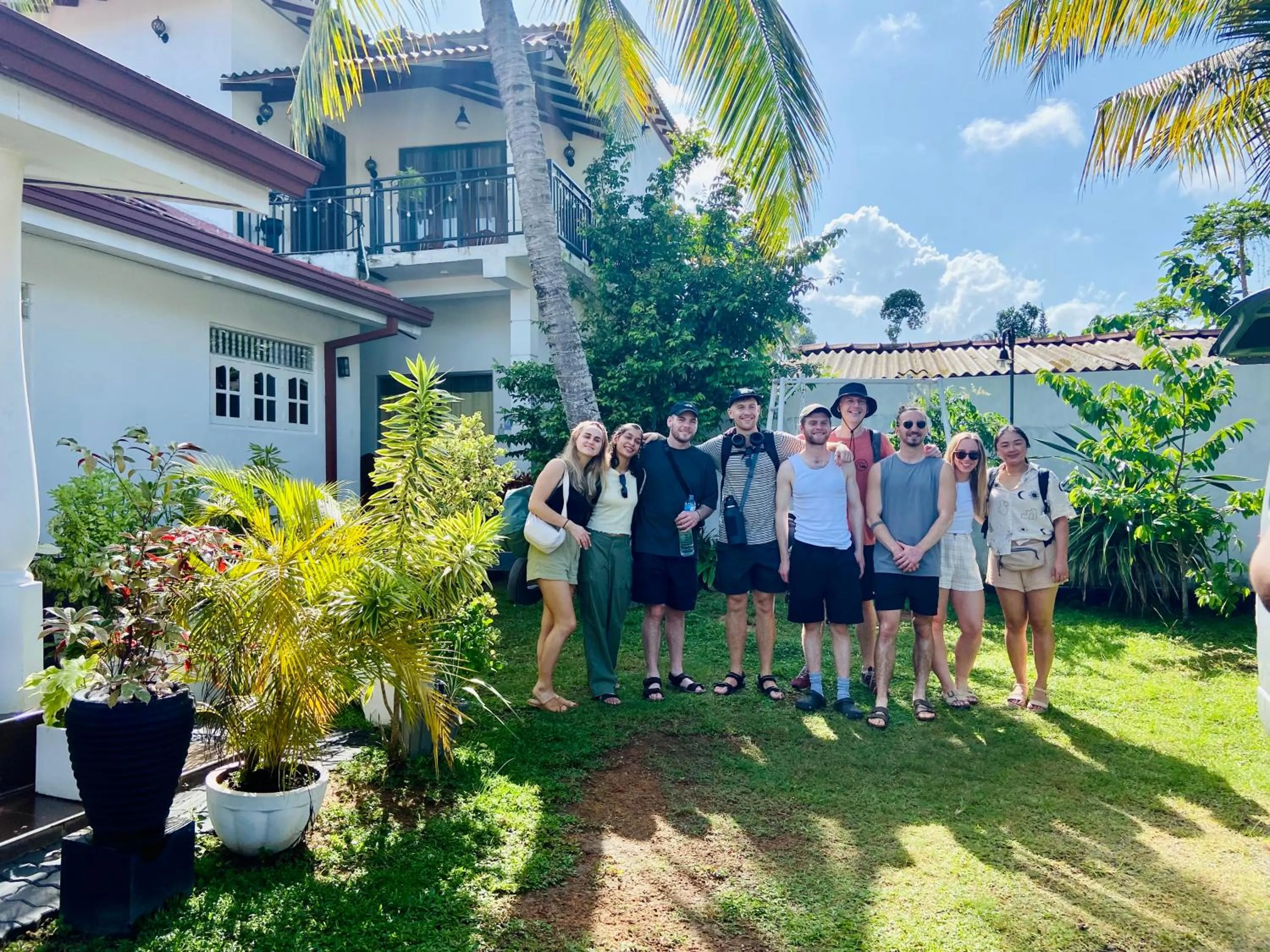 Garden view in White Villa Airport Transit Hotel
