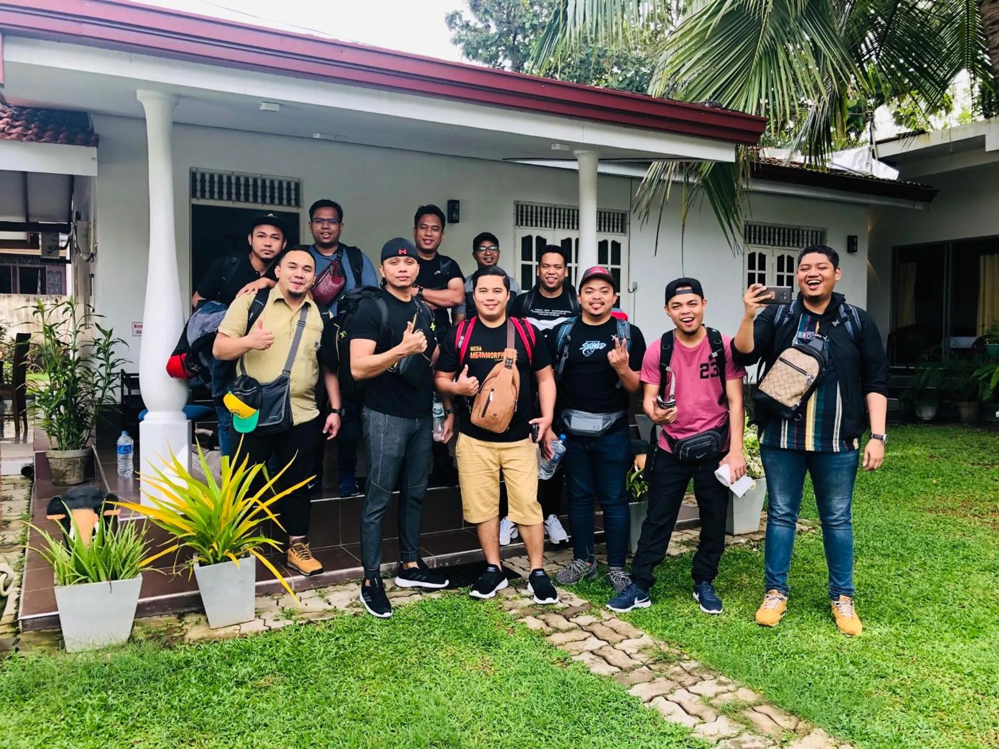 People in White Villa Airport Transit Hotel