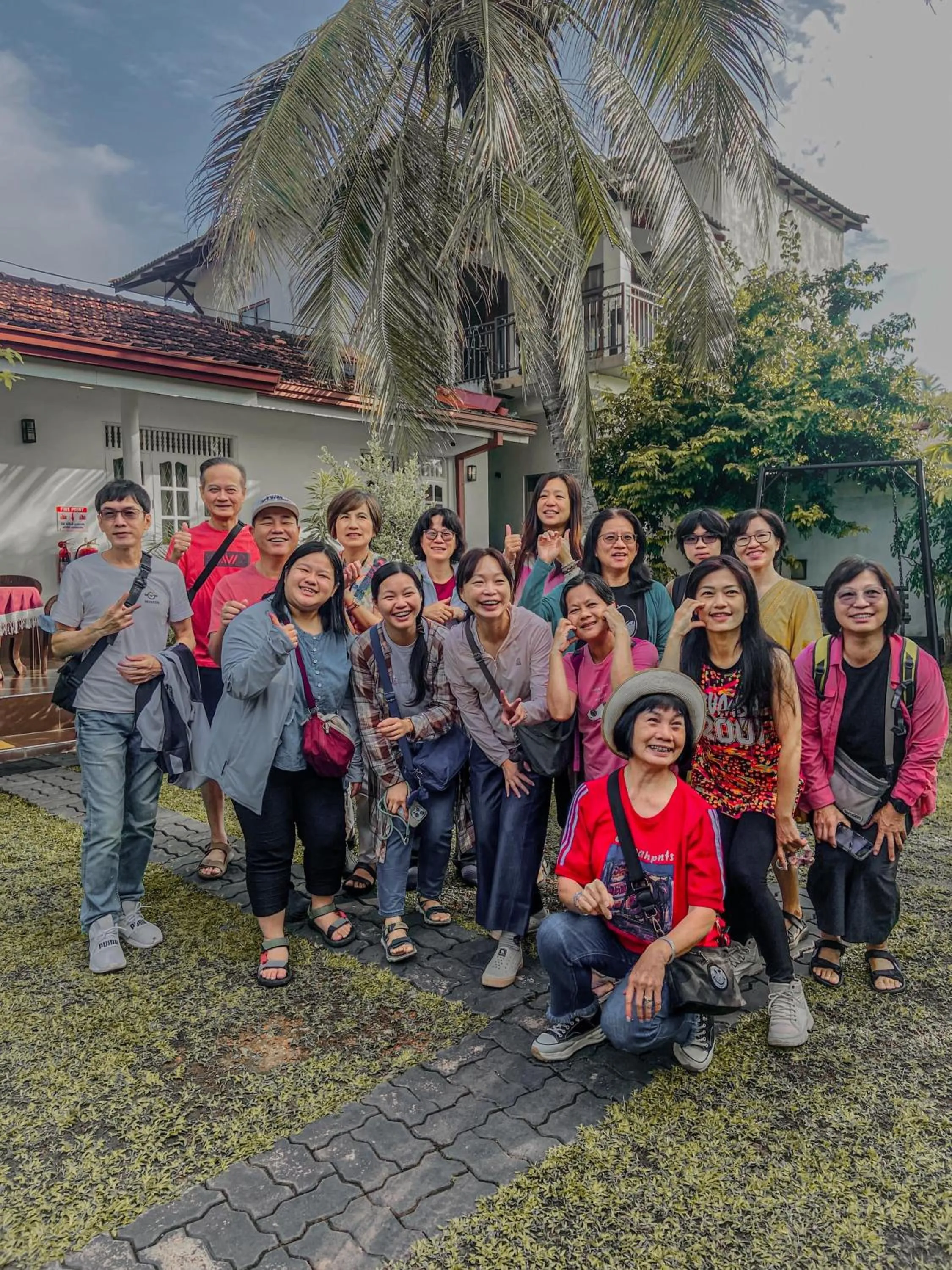 group of guests in White Villa Airport Transit Hotel