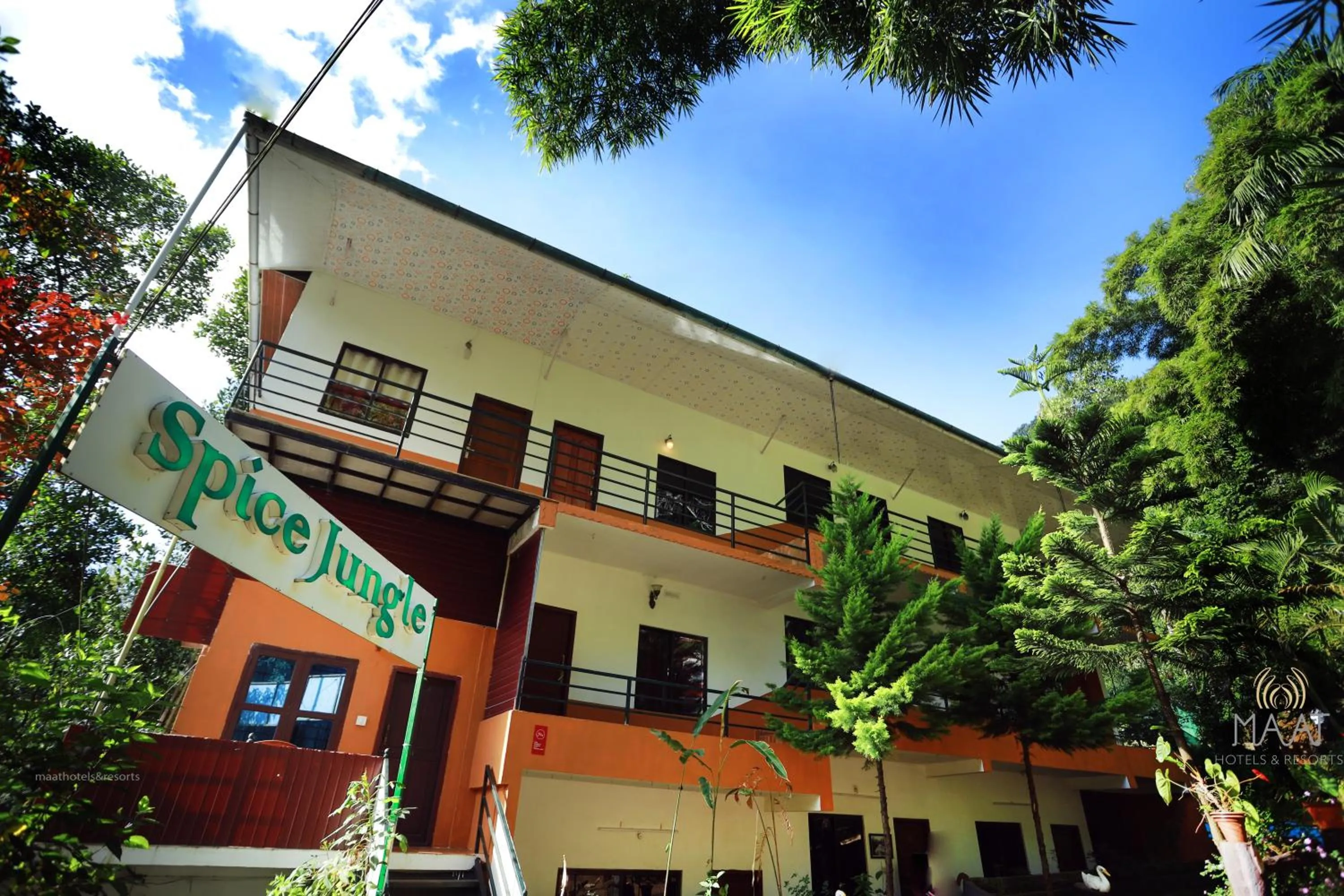 Property building in Spice Jungle Resort