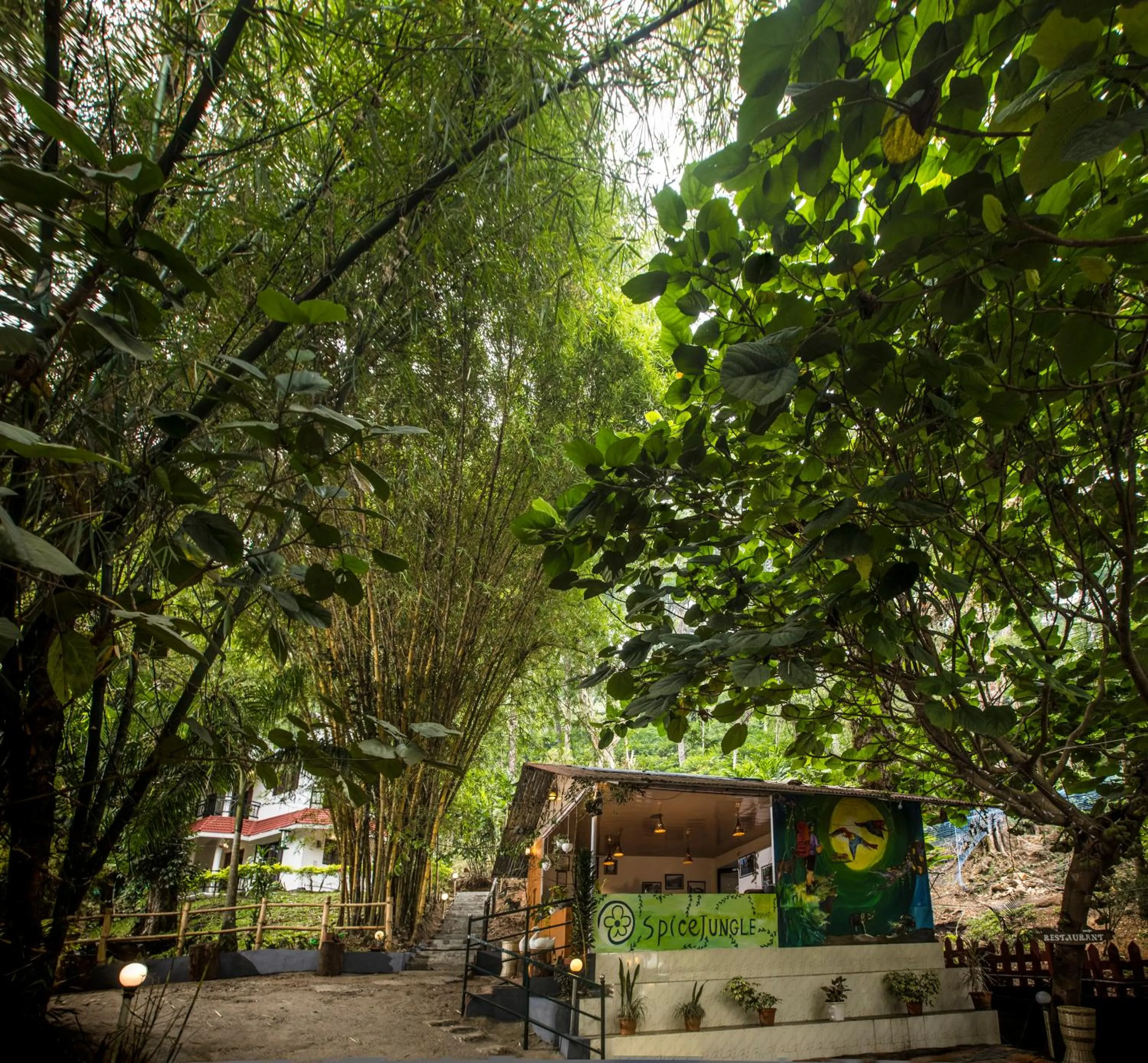 Property building in Spice Jungle Resort