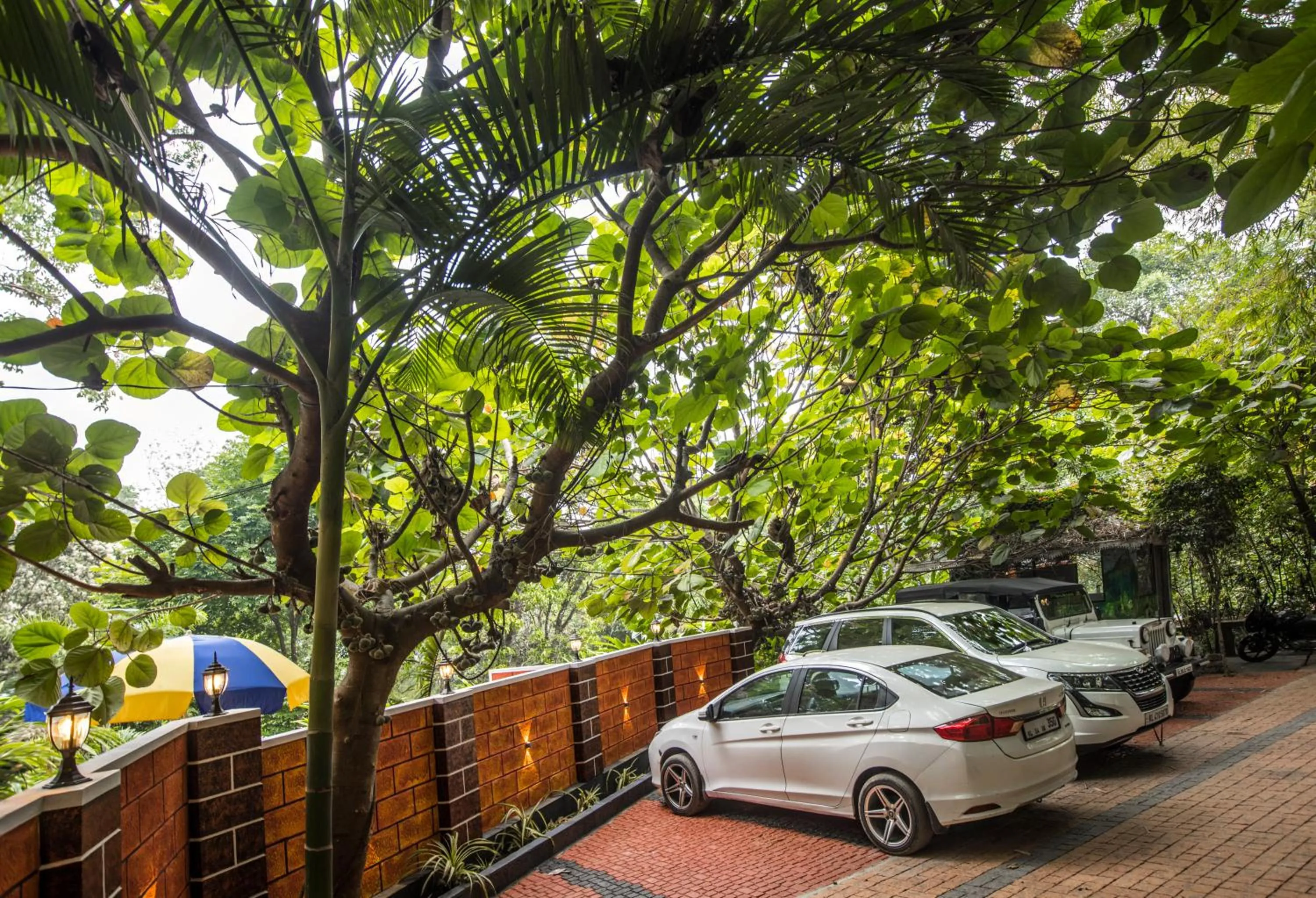 Parking in Spice Jungle Resort