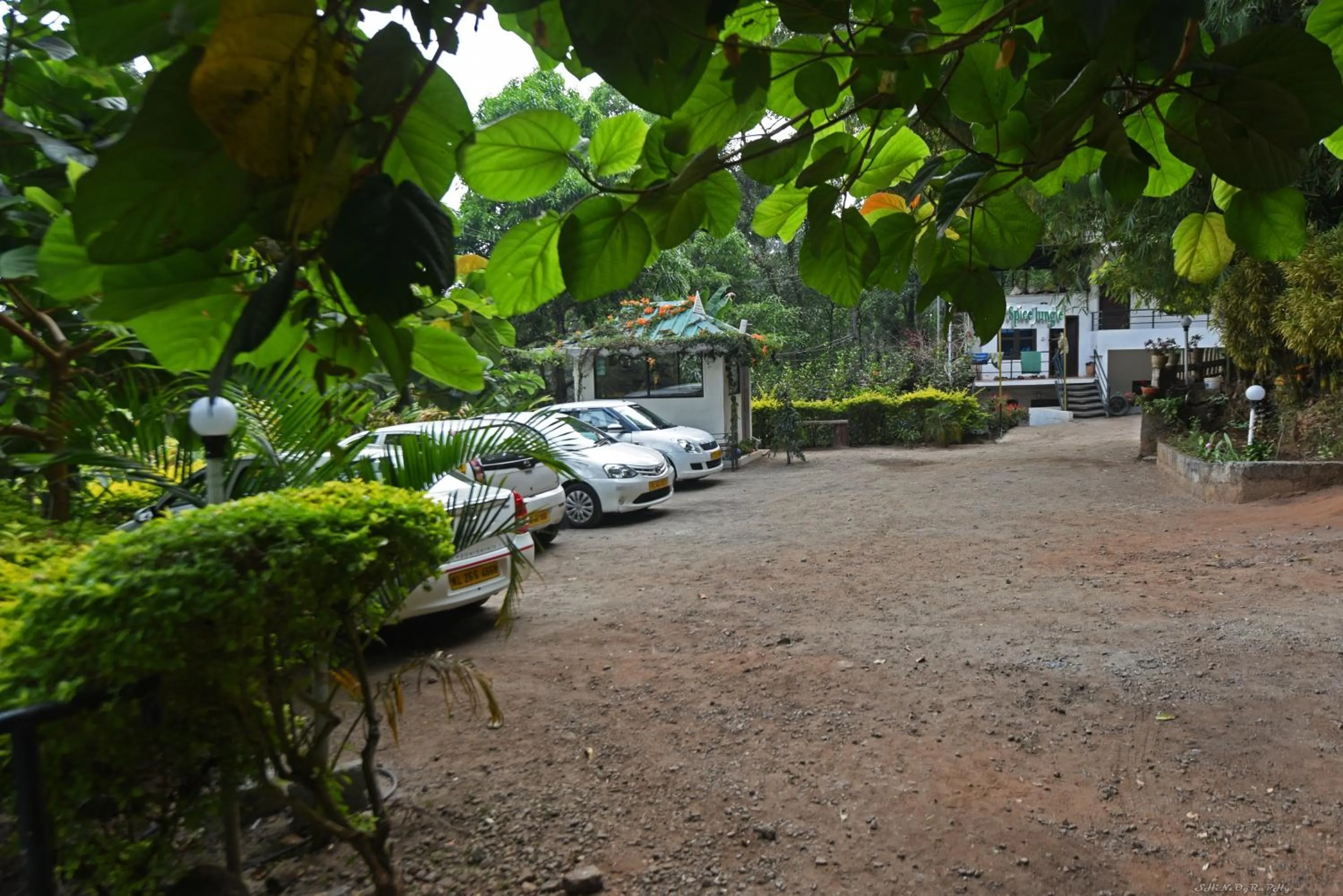 Parking in Spice Jungle Resort