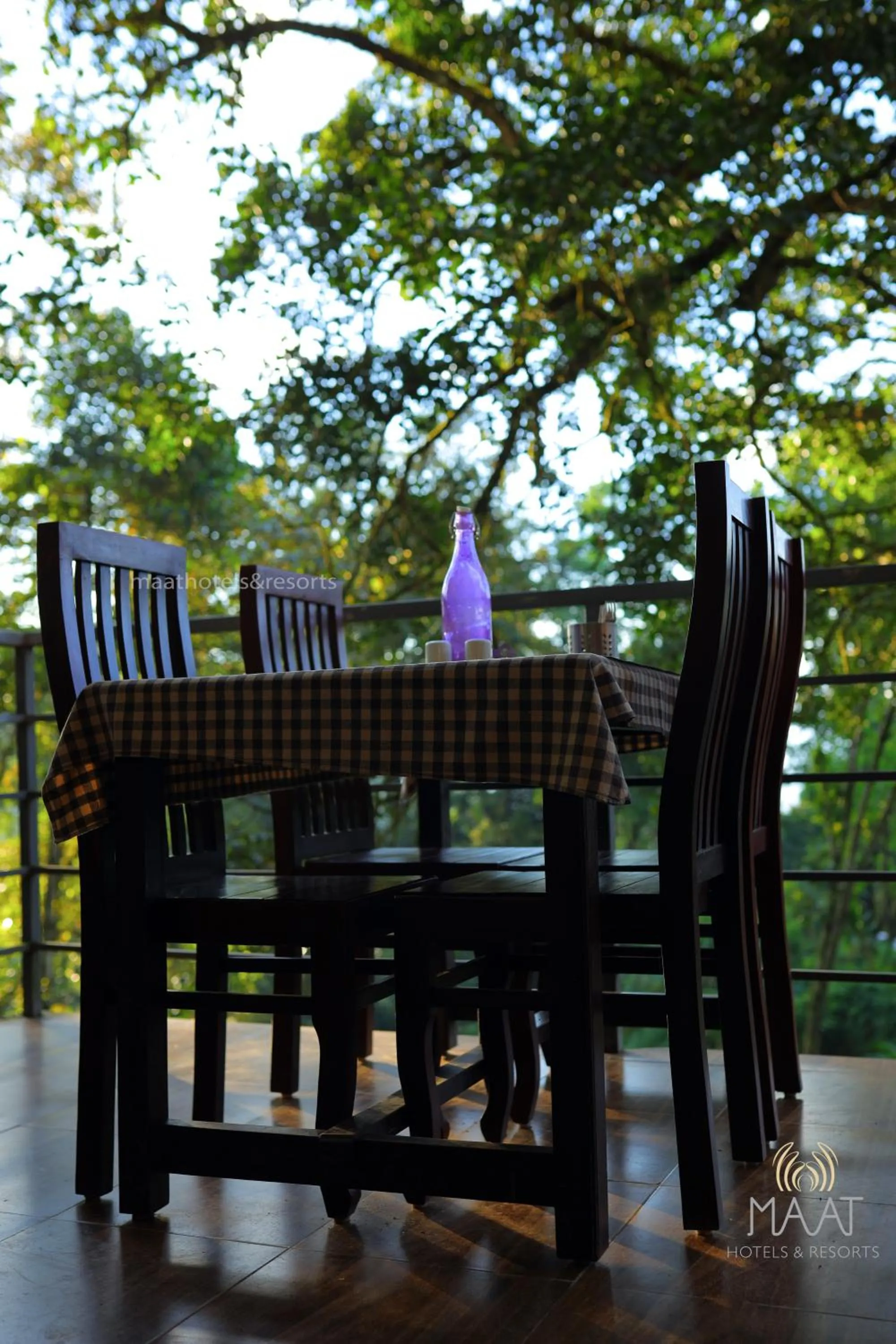 Dining area in Spice Jungle Resort