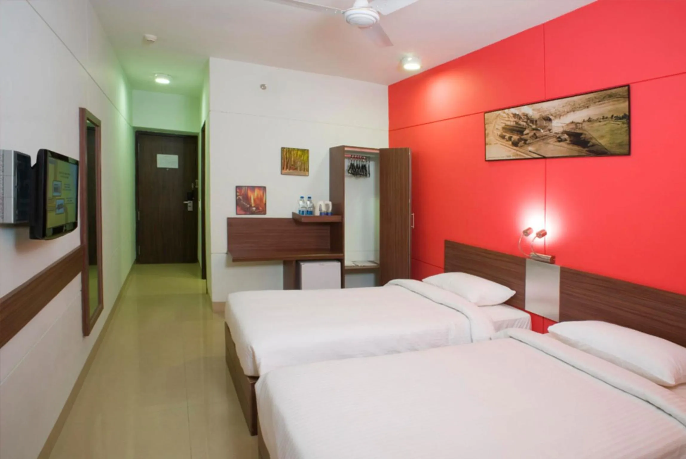 Photo of the whole room, Bed in Ginger Ahmedabad Vastrapur