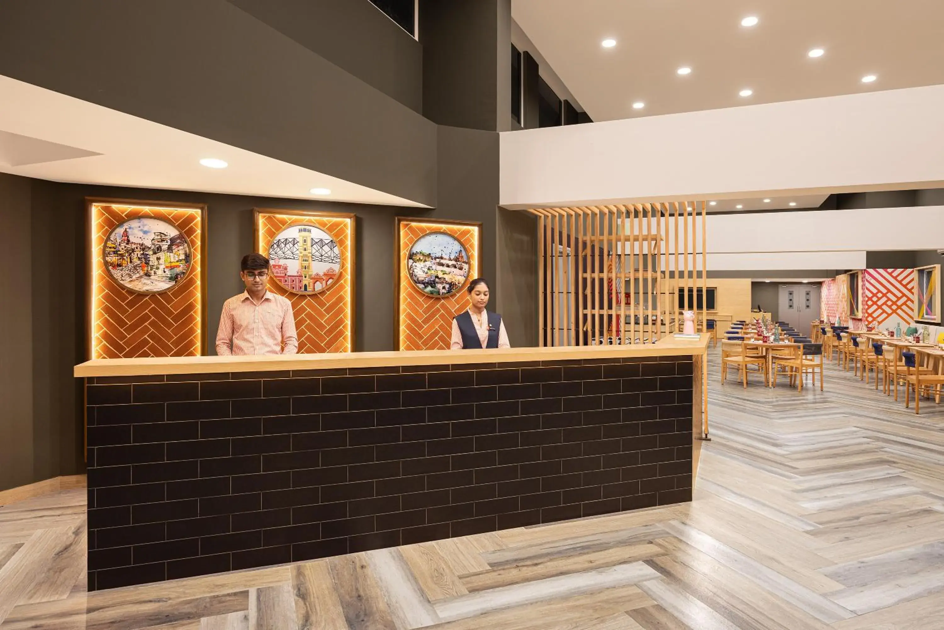 Lobby or reception in Ginger Ahmedabad Vastrapur Lobby or reception in Ginger Ahmedabad Vastrapur