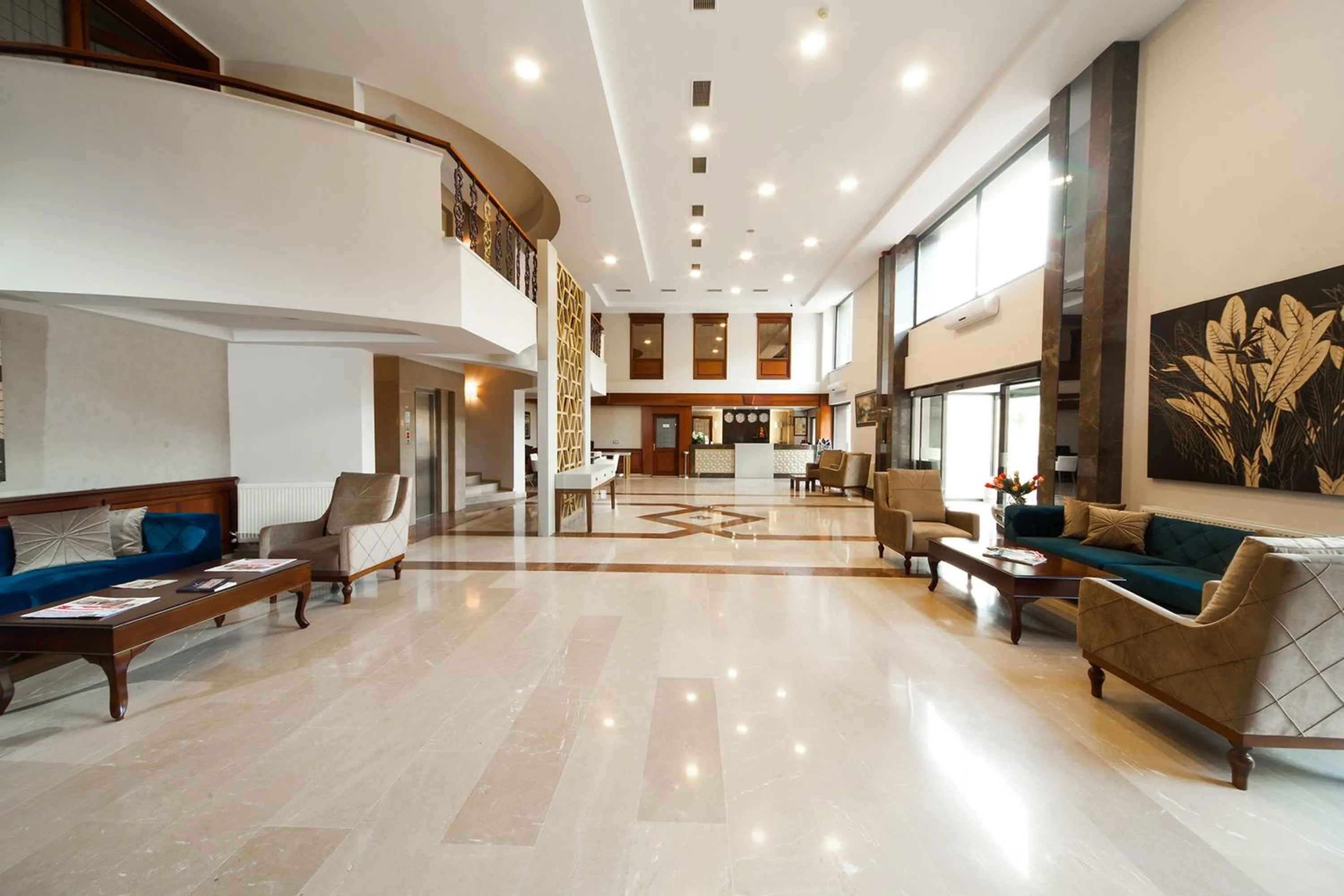 Lobby or reception in Spilos Hotel