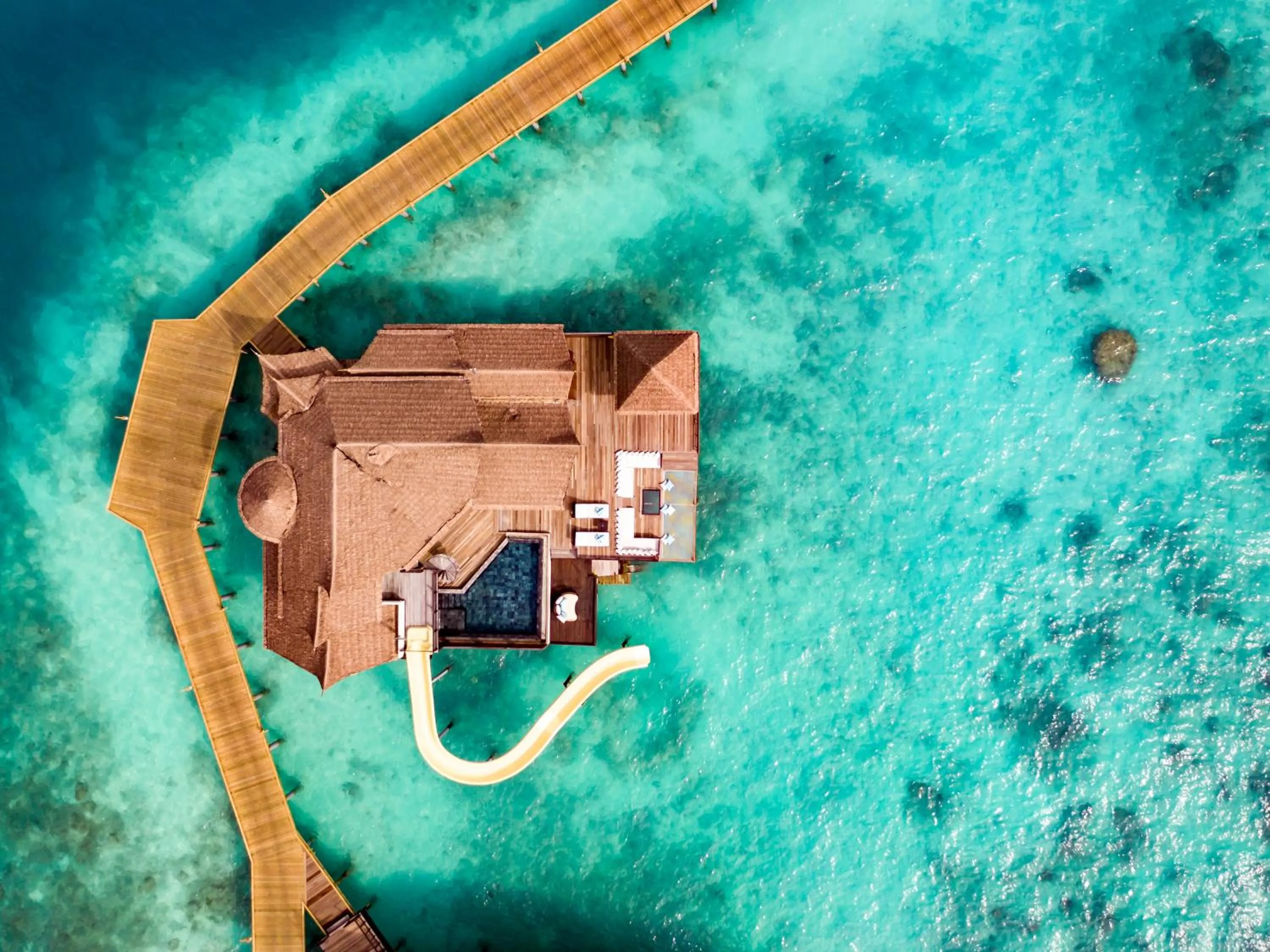 Bird's eye view in OZEN RESERVE BOLIFUSHI - Luxury All Inclusive with Free Transfers