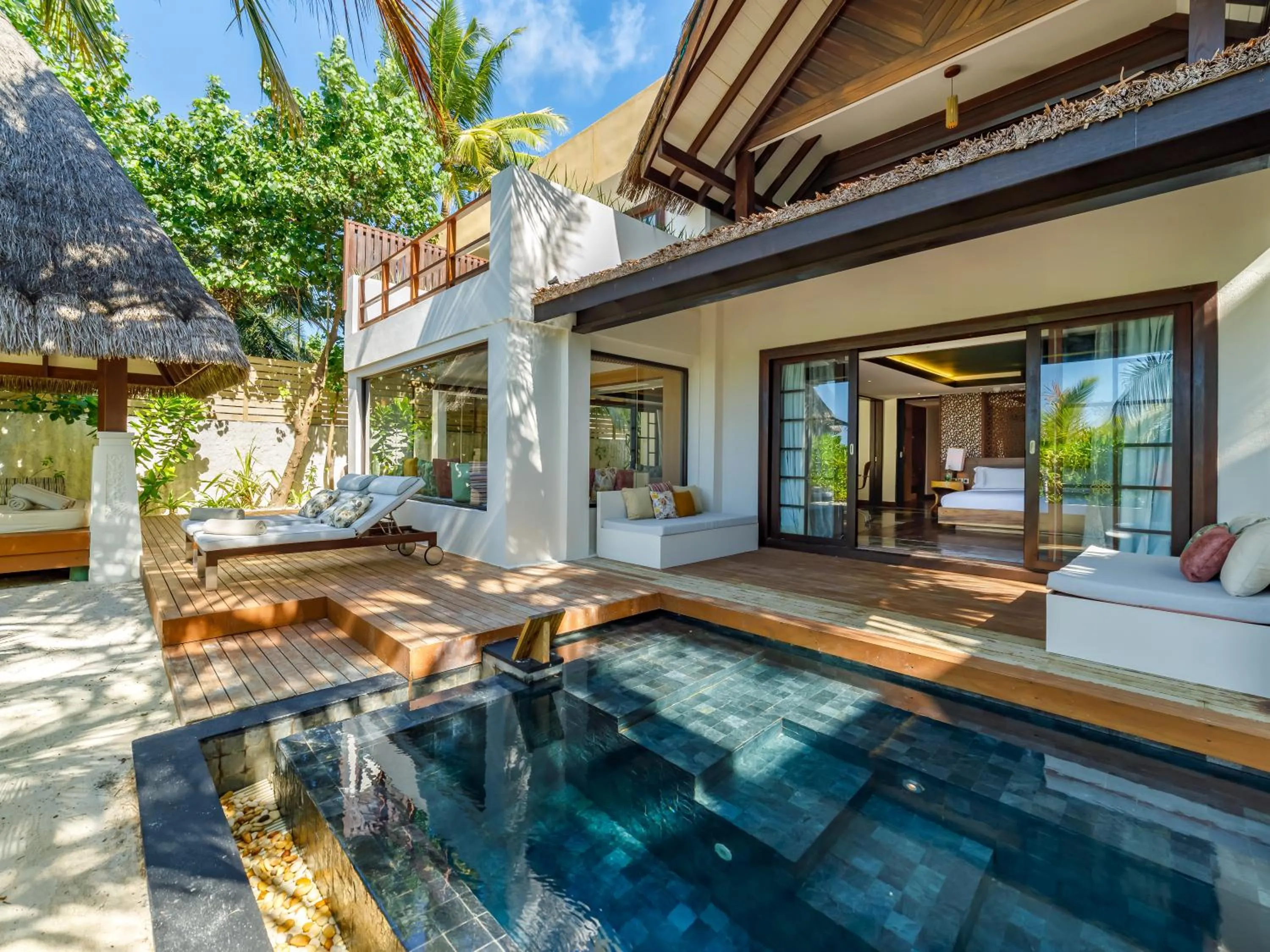 Patio in OZEN RESERVE BOLIFUSHI - Luxury All Inclusive with Free Transfers